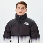 The North Face 96 Nuptse Dip Dye Erkek Siyah Mont