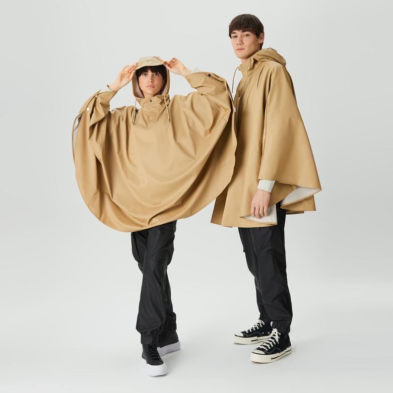 Rains Cape W3 Unisex Krem Yağmurluk