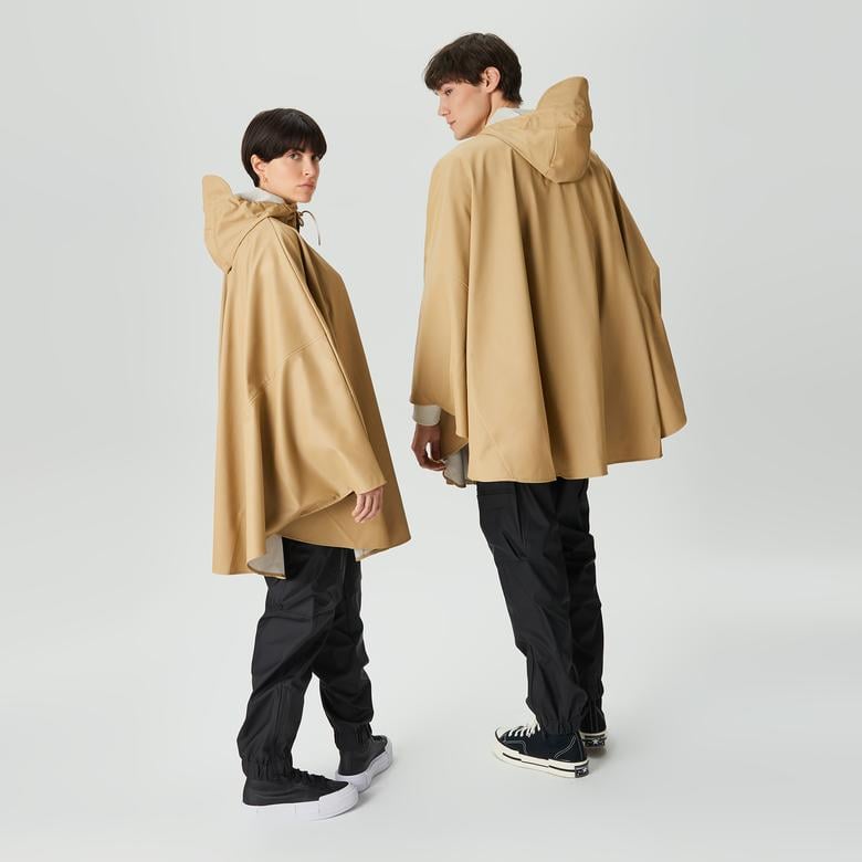 Rains Cape W3 Unisex Krem Yağmurluk