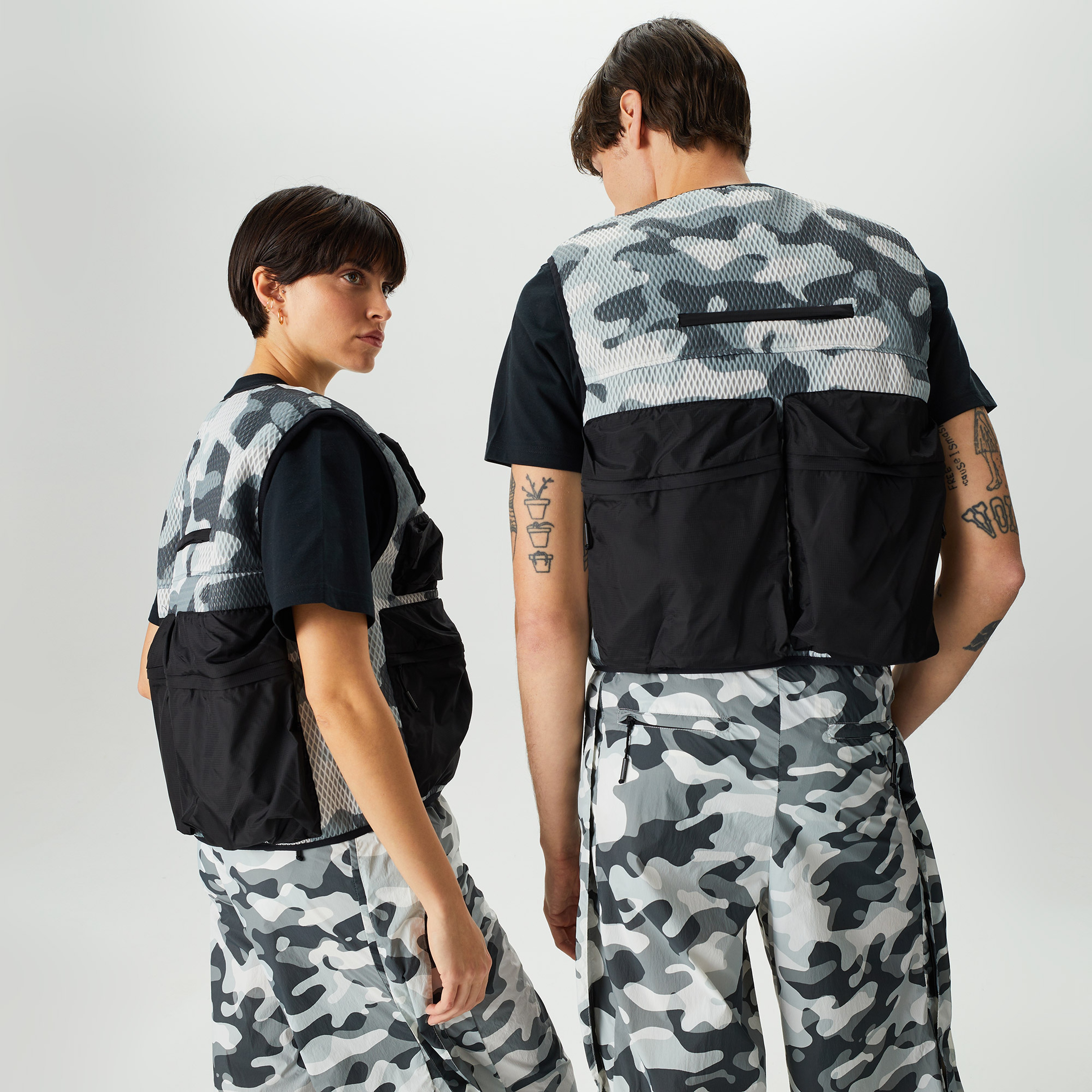 Rains Dili Mesh Vest Unisex Gri Yelek