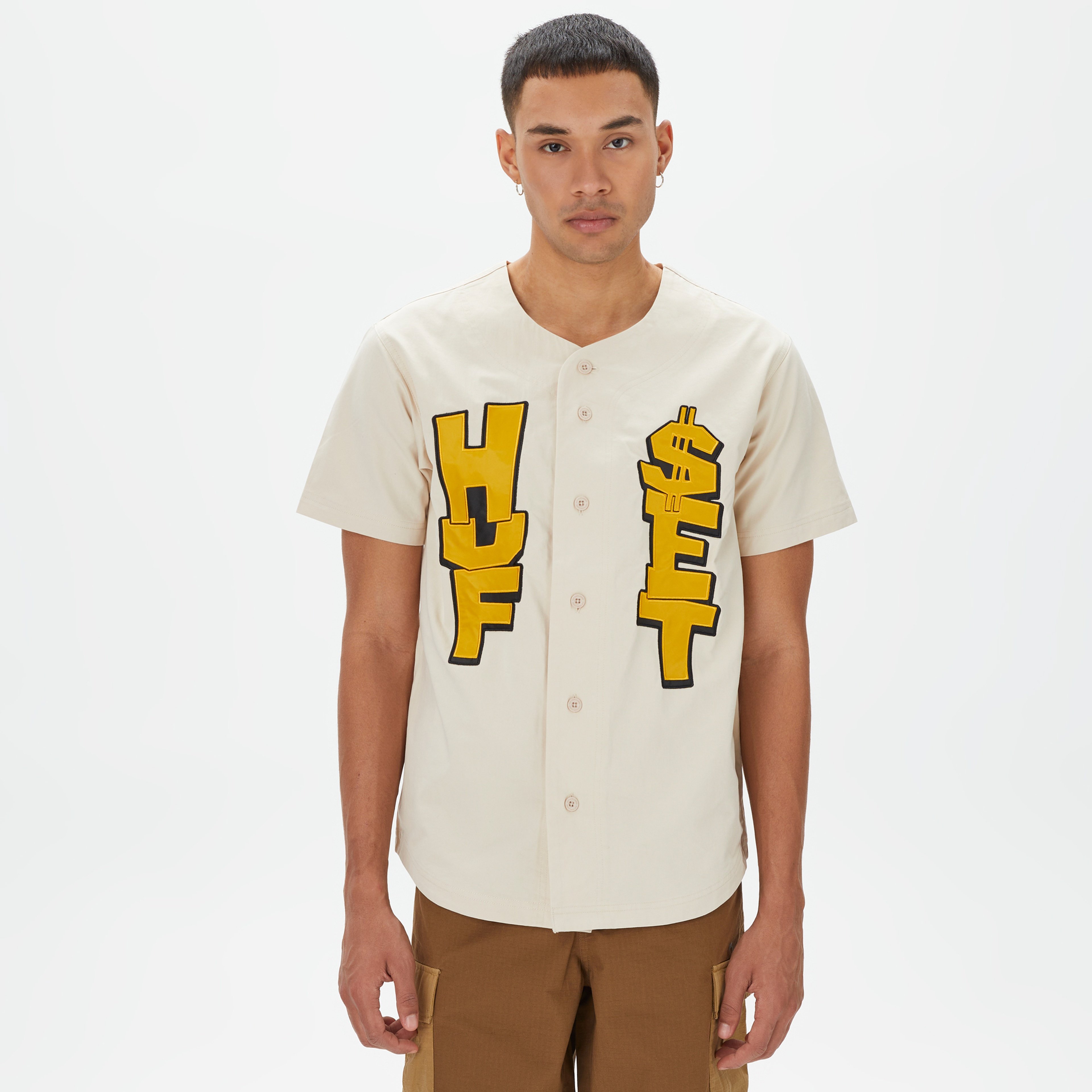 HUF Team Baseball Erkek Bej Forma