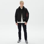Alpha Industries B-15 Mod Flight Erkek Siyah Ceket