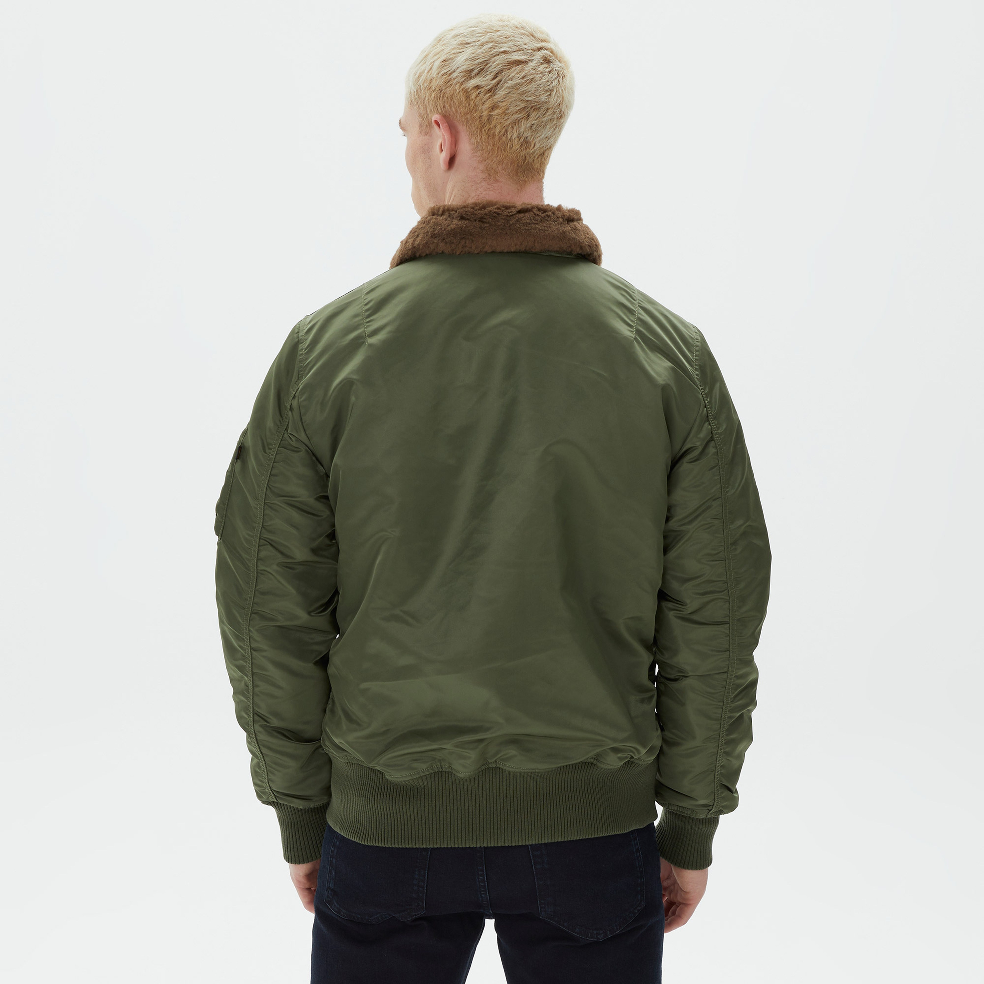 Alpha Industries B-15 Mod Flight Erkek Yeşil Ceket