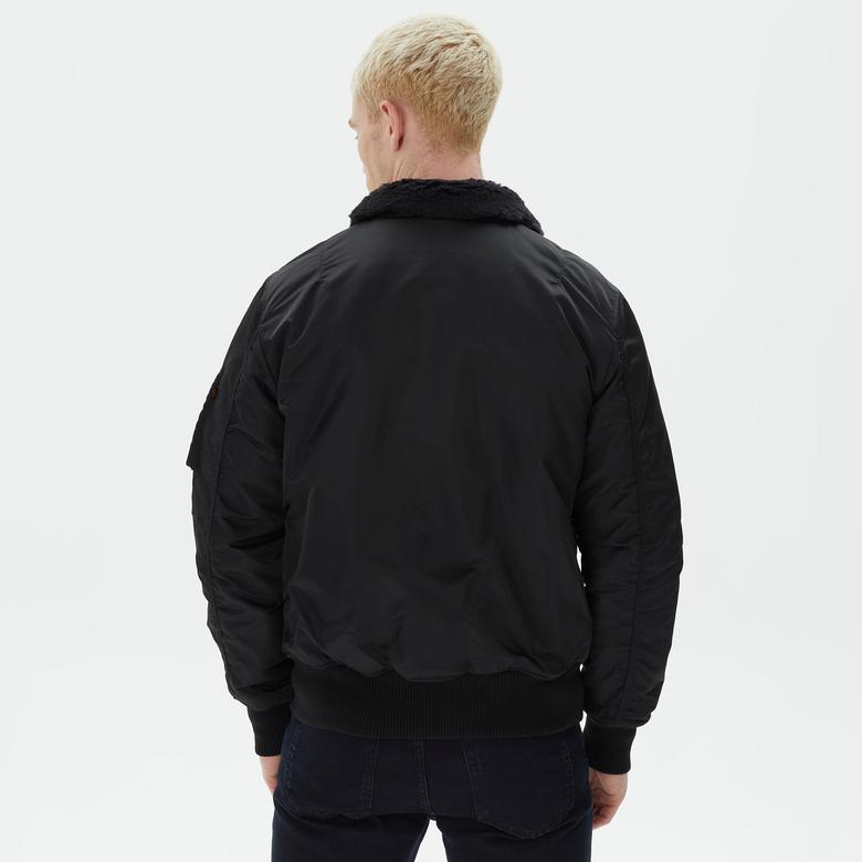 Alpha Industries B-15 Mod Flight Erkek Siyah Ceket
