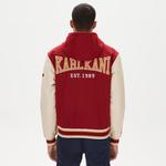 Karl Kani Retro Patch Block College  Erkek Kırmızı/Beyaz Ceket