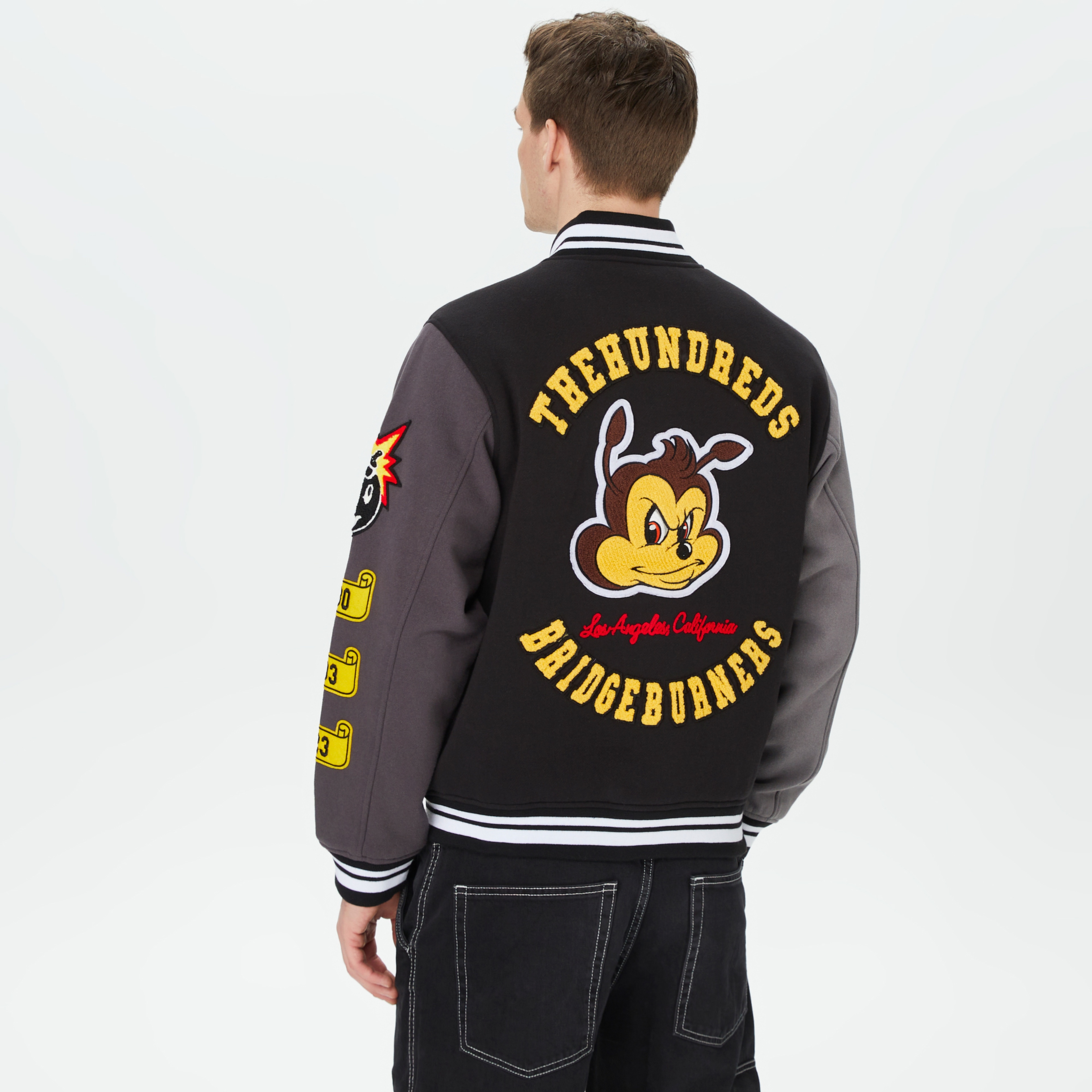 The Hundreds Reply Letterman Erkek Siyah Ceket