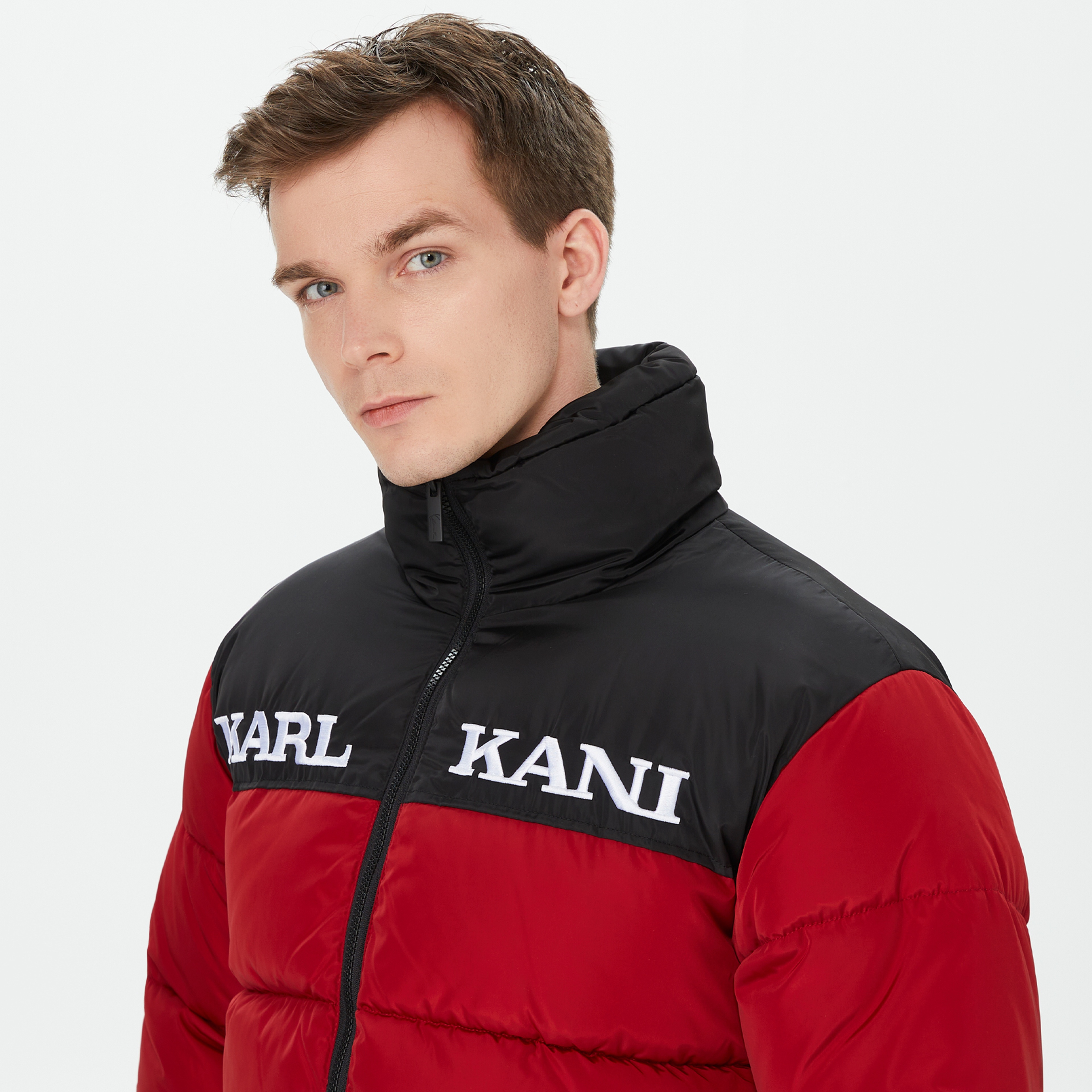 Karl Kani Retro Essential Puffer  Erkek Kırmızı Mont