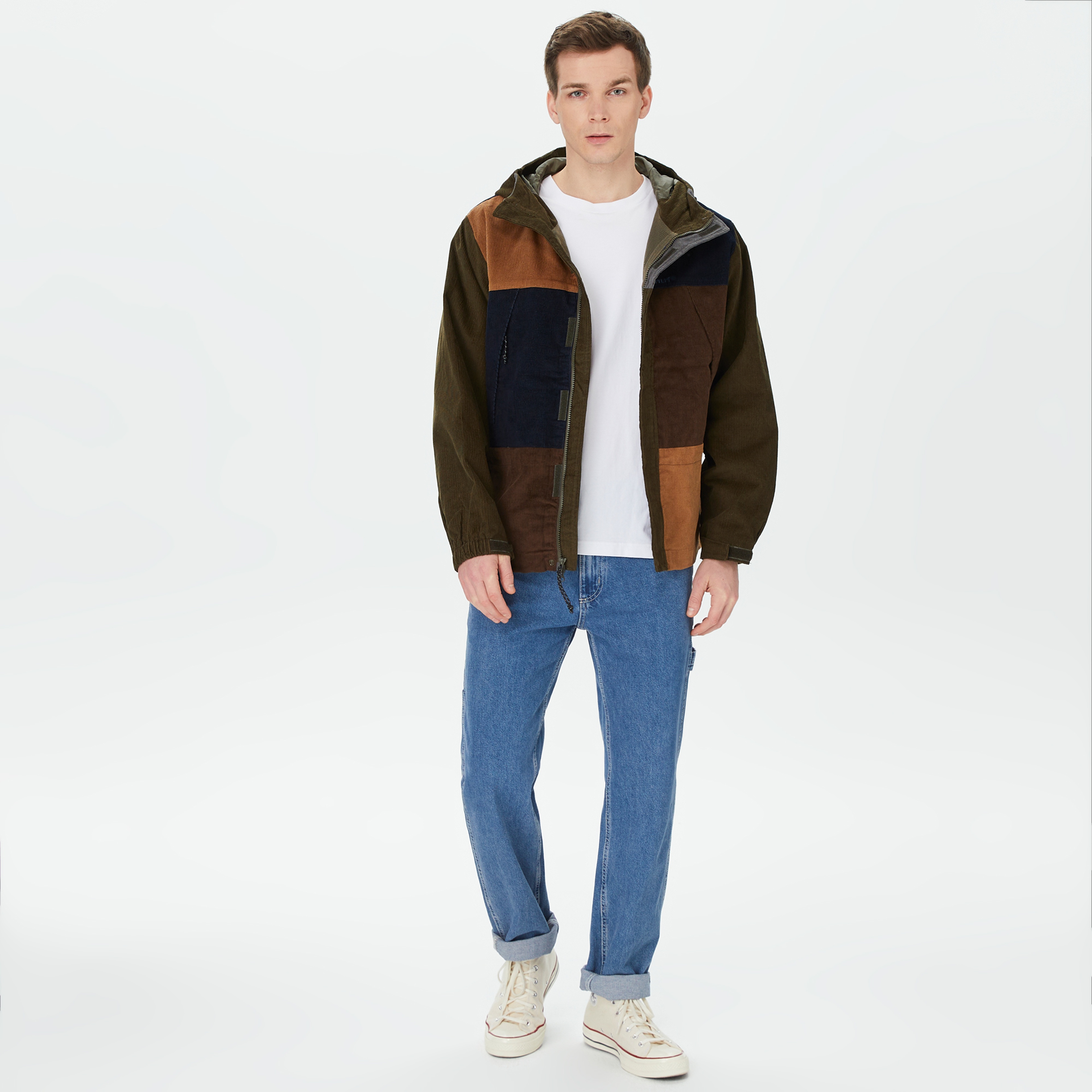 HUF Contrast Cord Mountain Erkek Yeşil Ceket