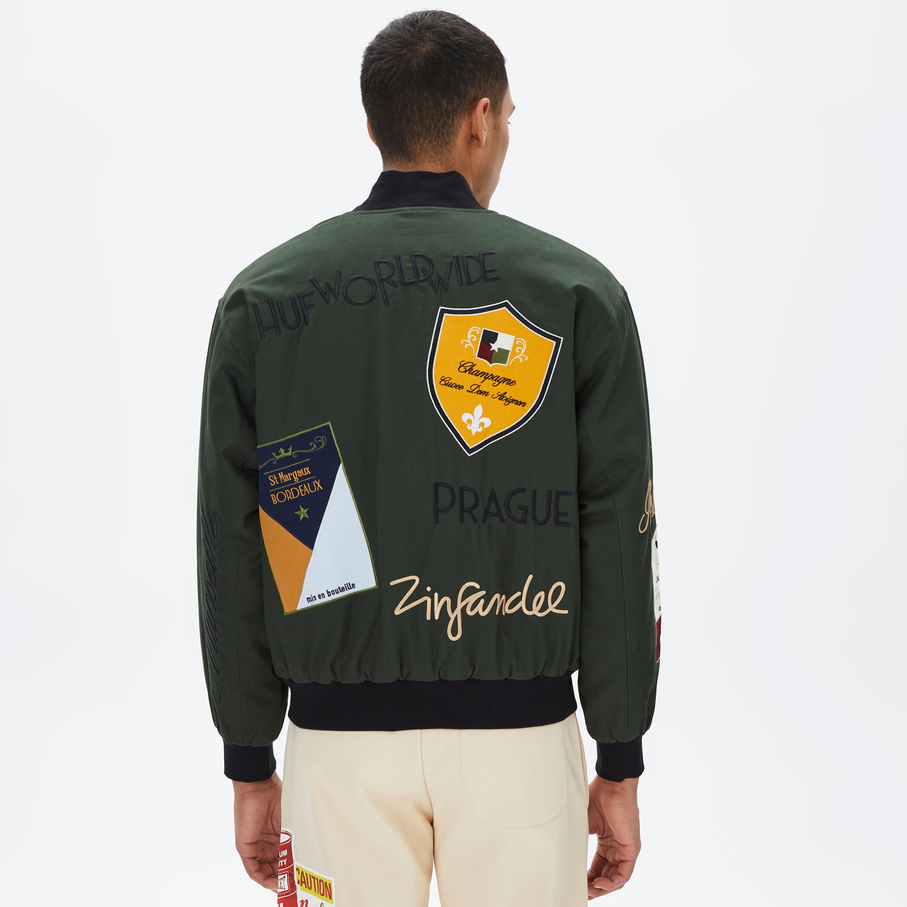 HUF Stratford Tour Erkek Yeşil Ceket