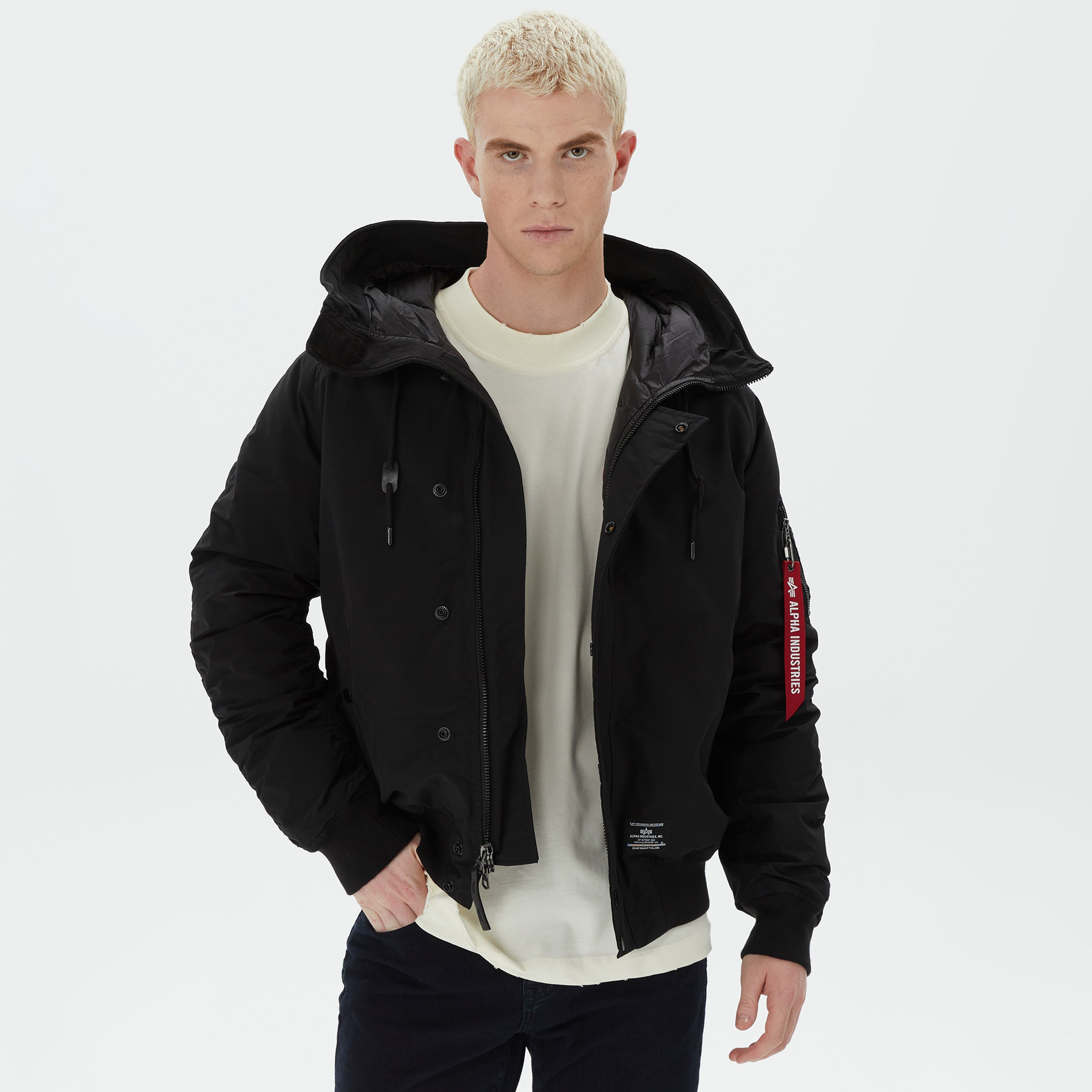 Alpha Industries N-2B Altitude Erkek Siyah Ceket
