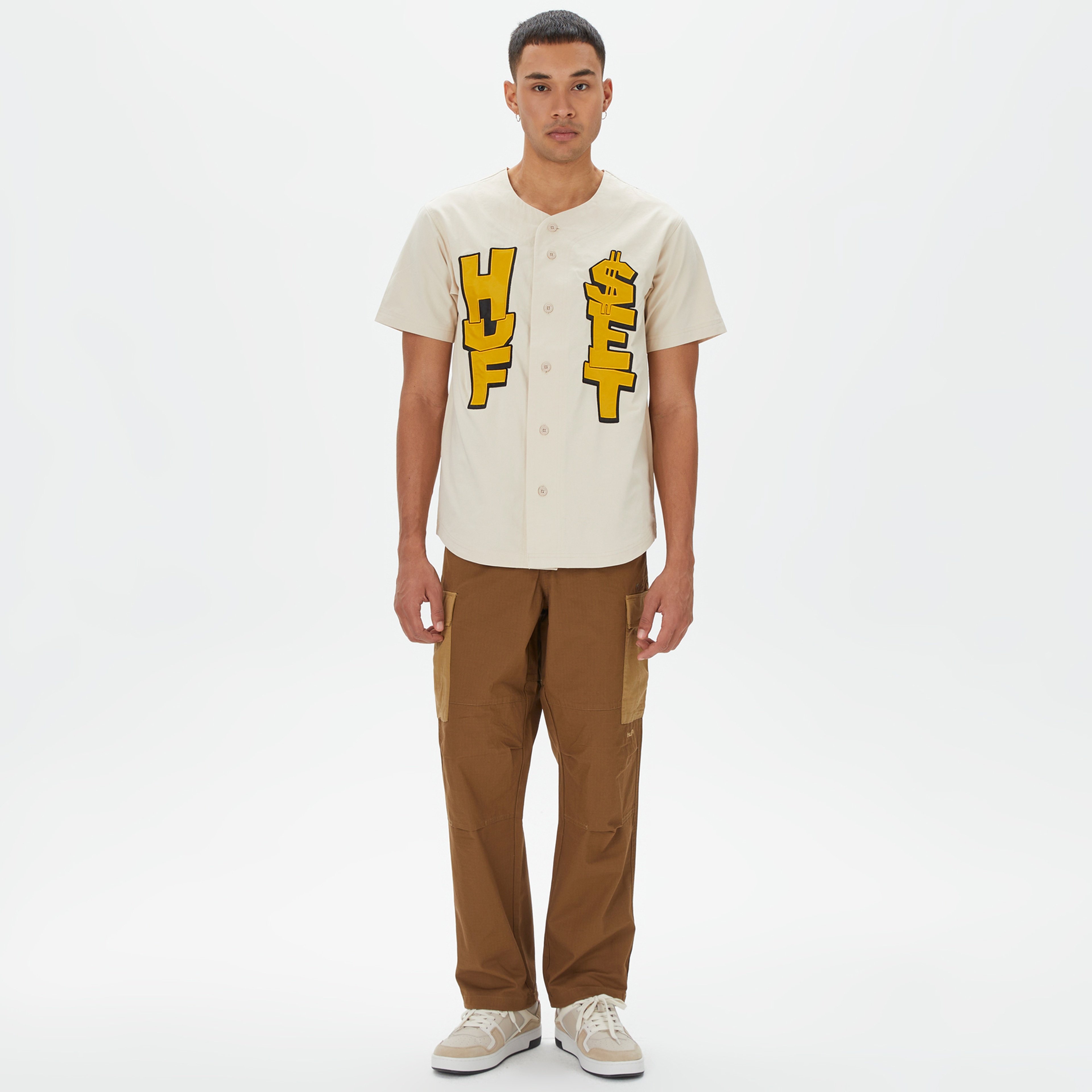 HUF Team Baseball Erkek Bej Forma