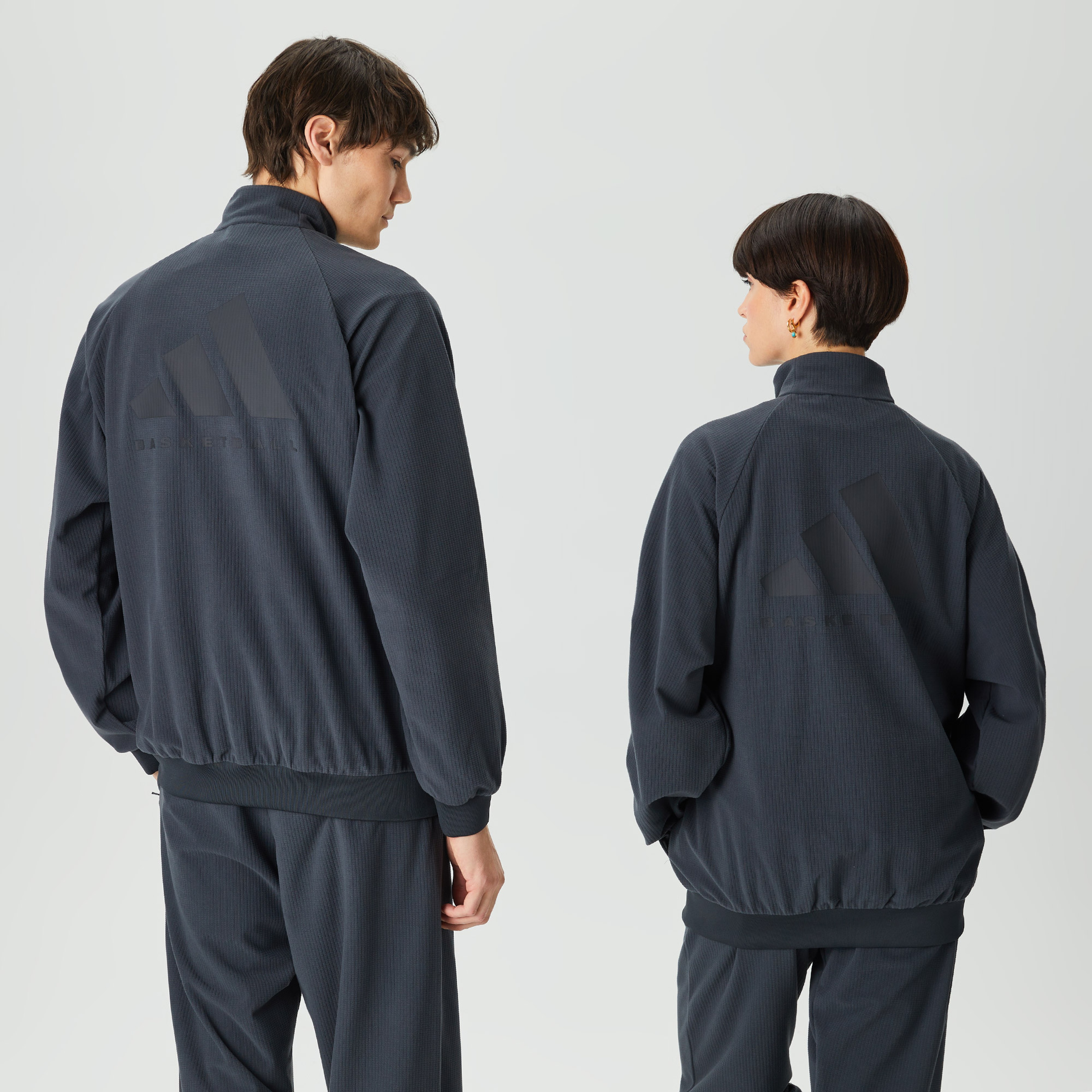 adidas Adi Basketball Unisex Siyah Eşofman Üstü