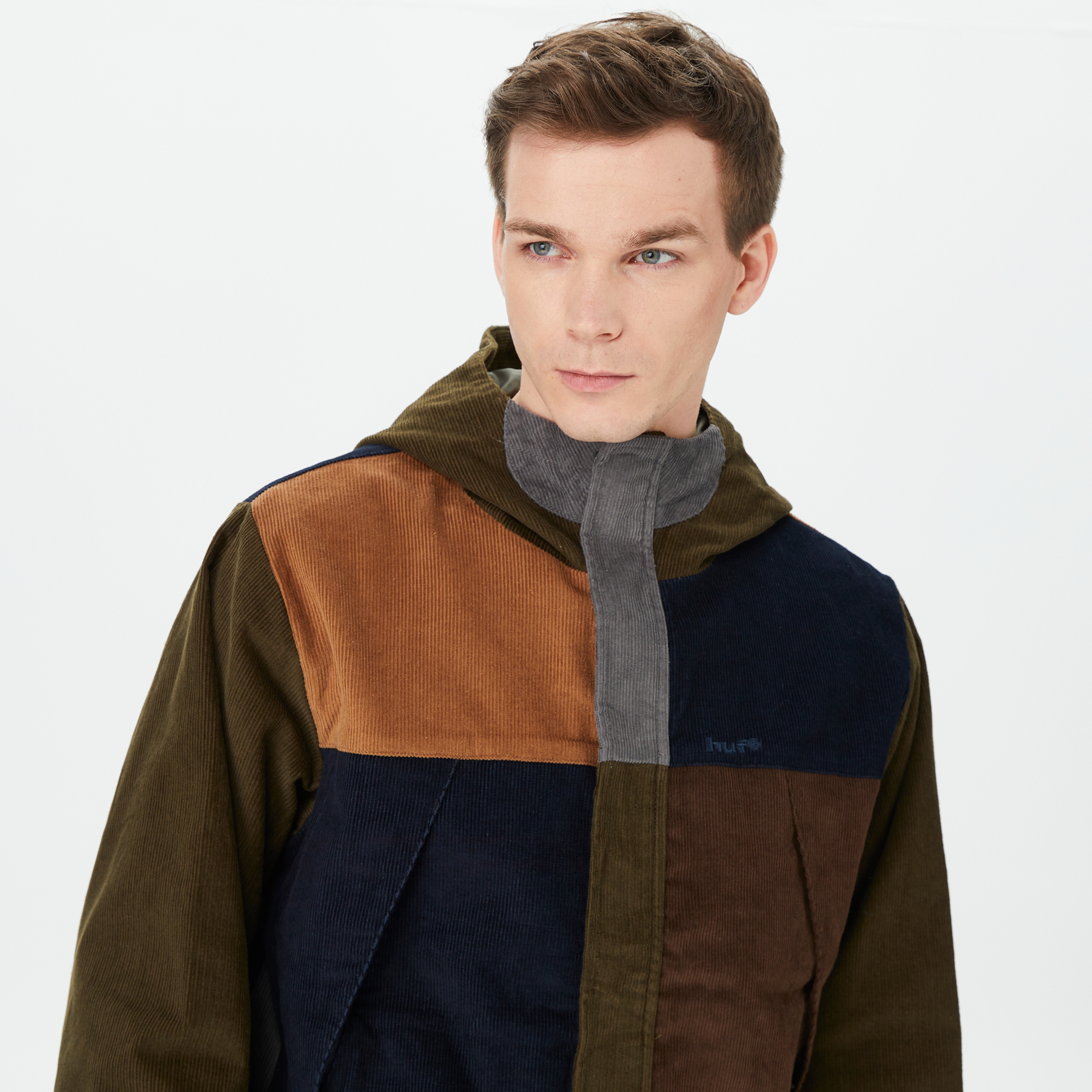 HUF Contrast Cord Mountain Erkek Yeşil Ceket