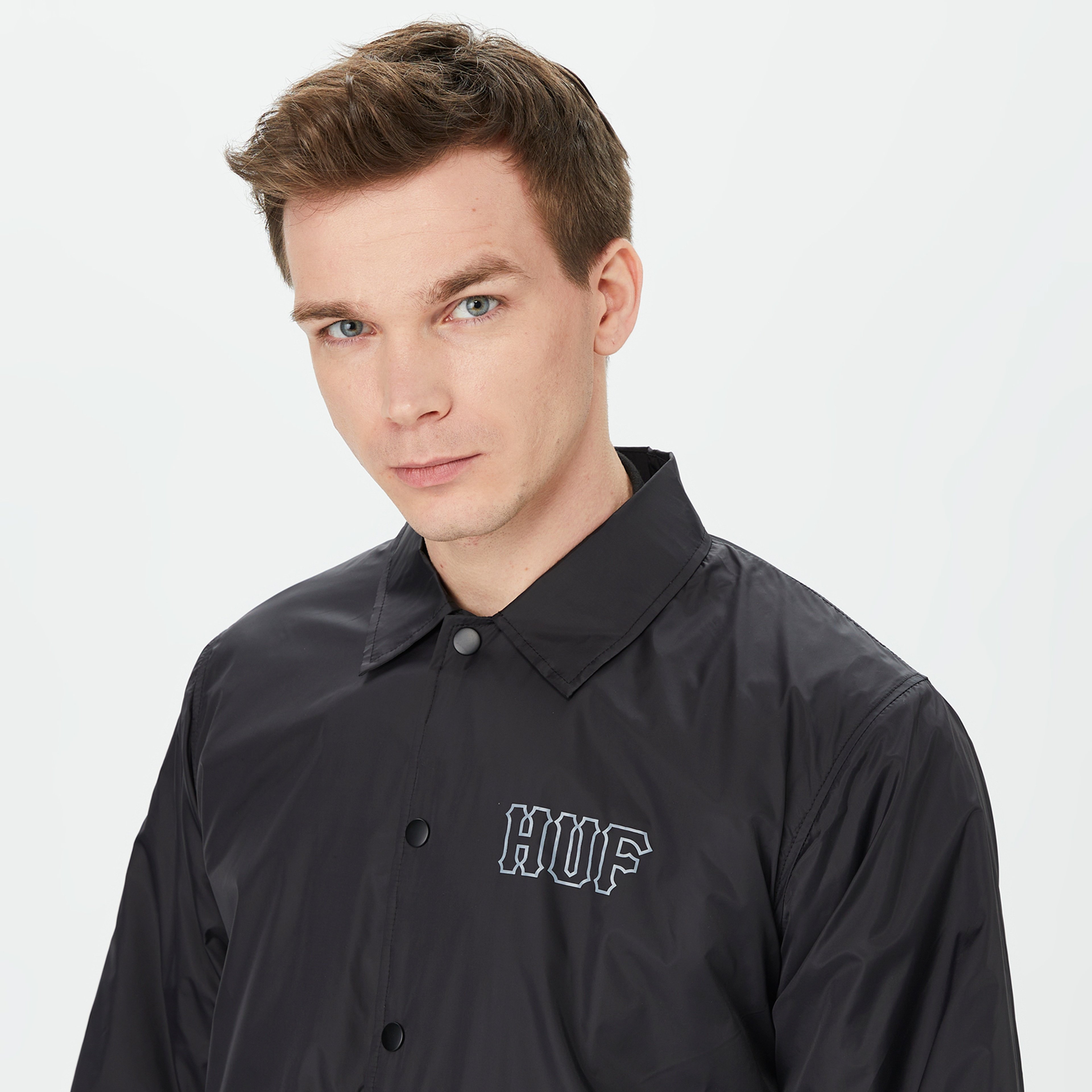 HUF Set H Coaches Erkek Siyah Ceket