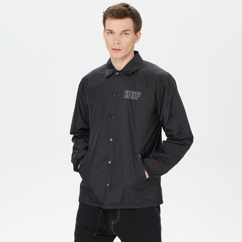 HUF Set H Coaches Erkek Siyah Ceket