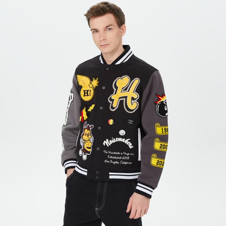 The Hundreds Reply Letterman Erkek Siyah Ceket