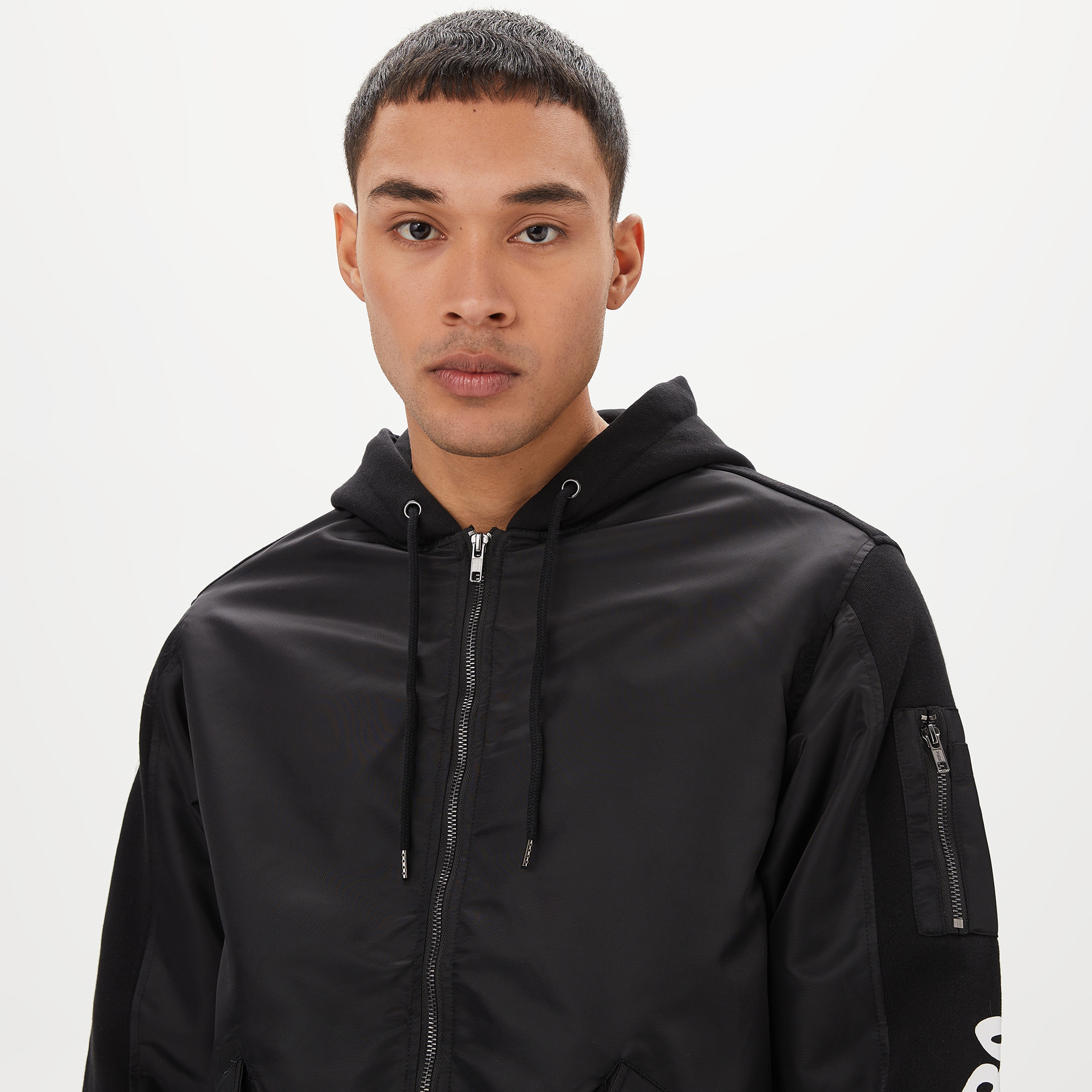 The Hundreds Moth Bomber Erkek Siyah Ceket