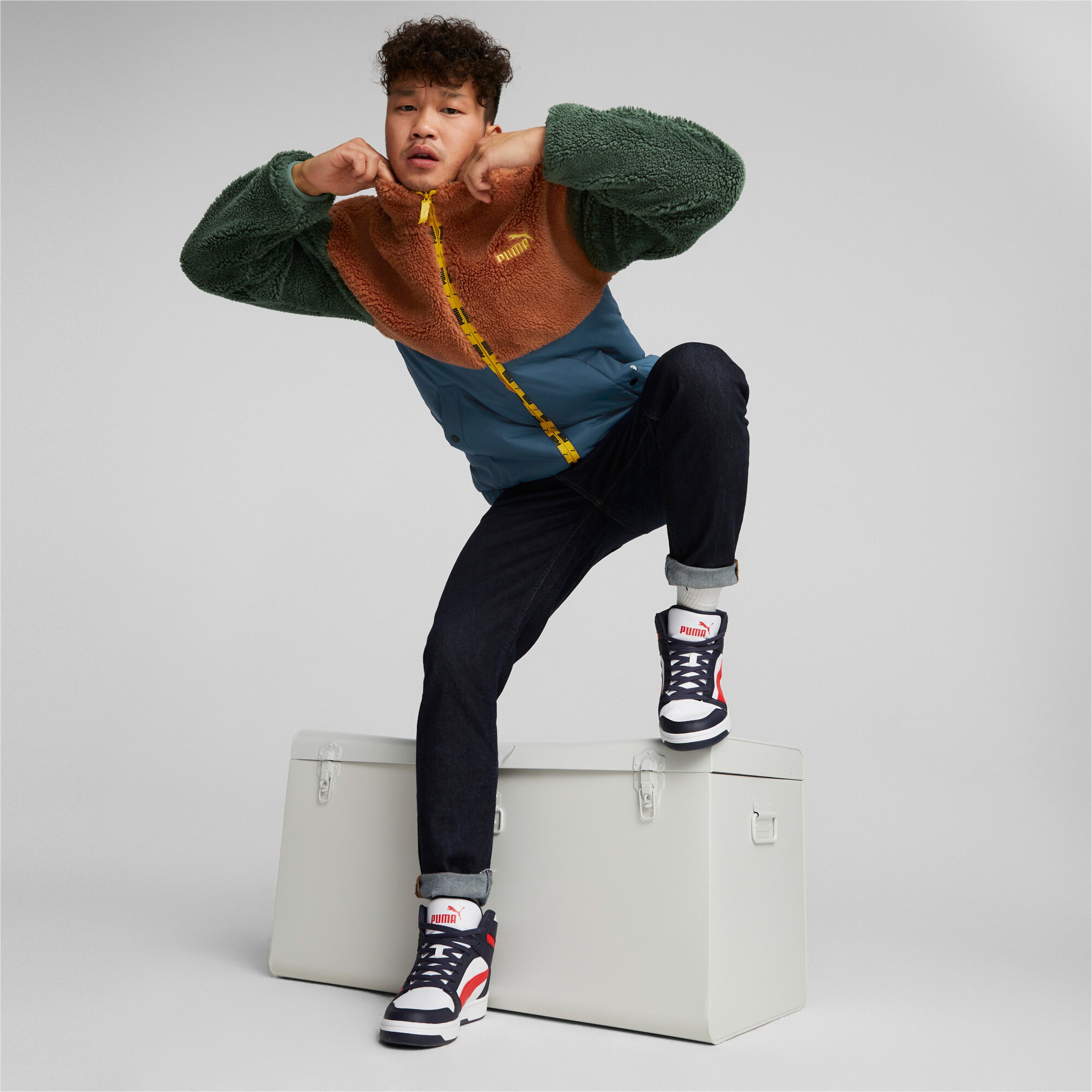 Puma Rebound Layup Sl Parisian Unisex Renkli Spor Ayakkabı