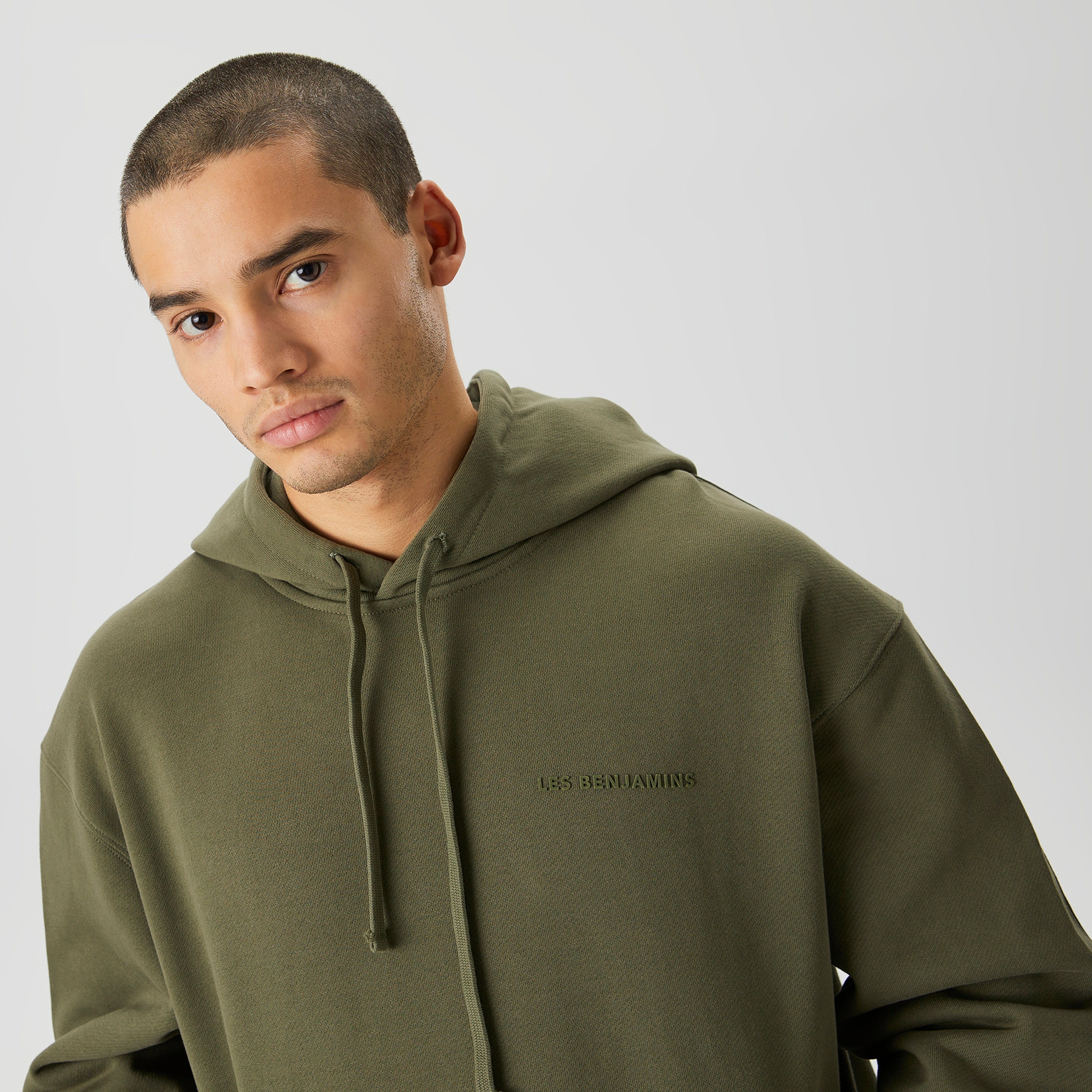 Les Benjamins Classics Erkek Yeşil Hoodie