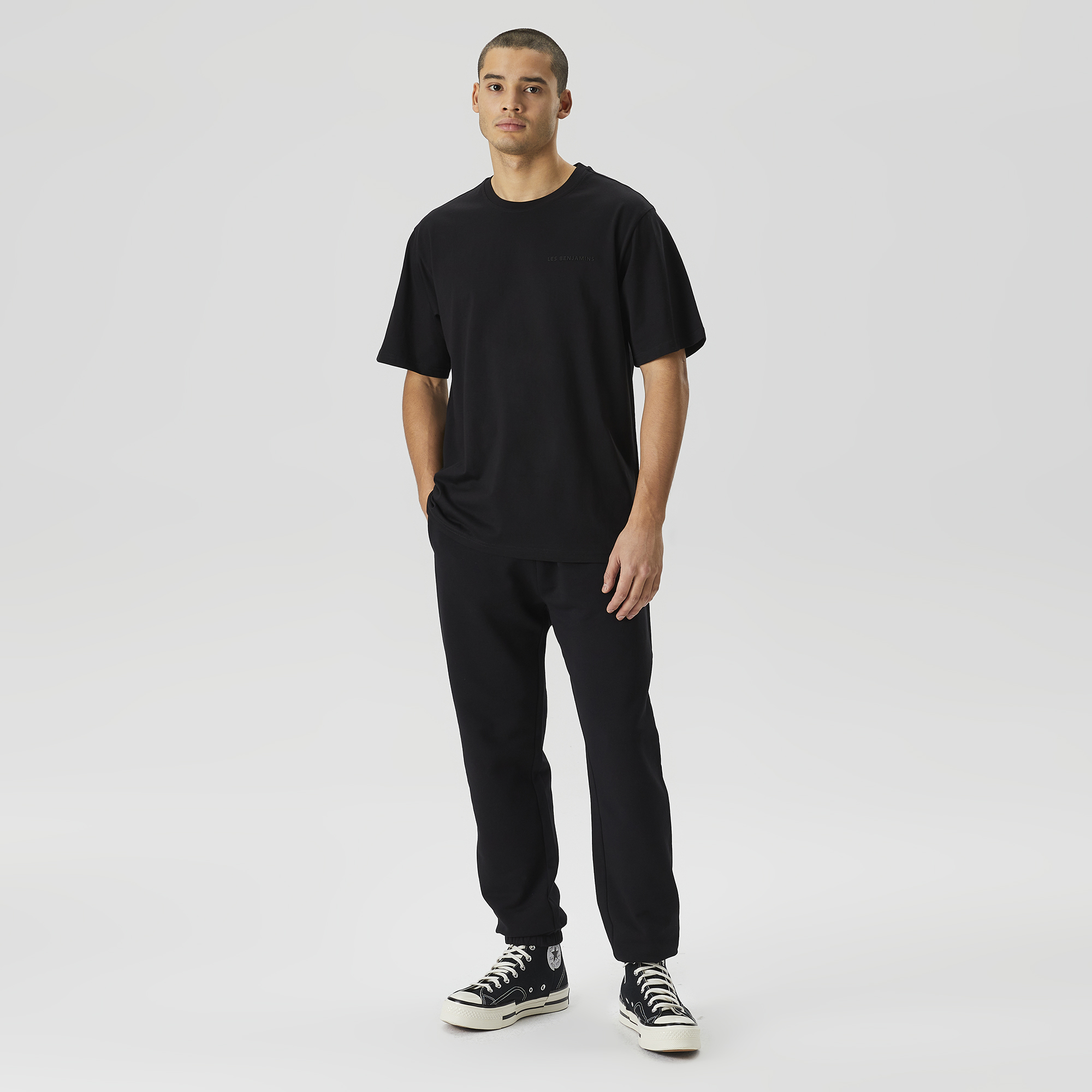 Les Benjamins Classics Erkek Siyah T-Shirt