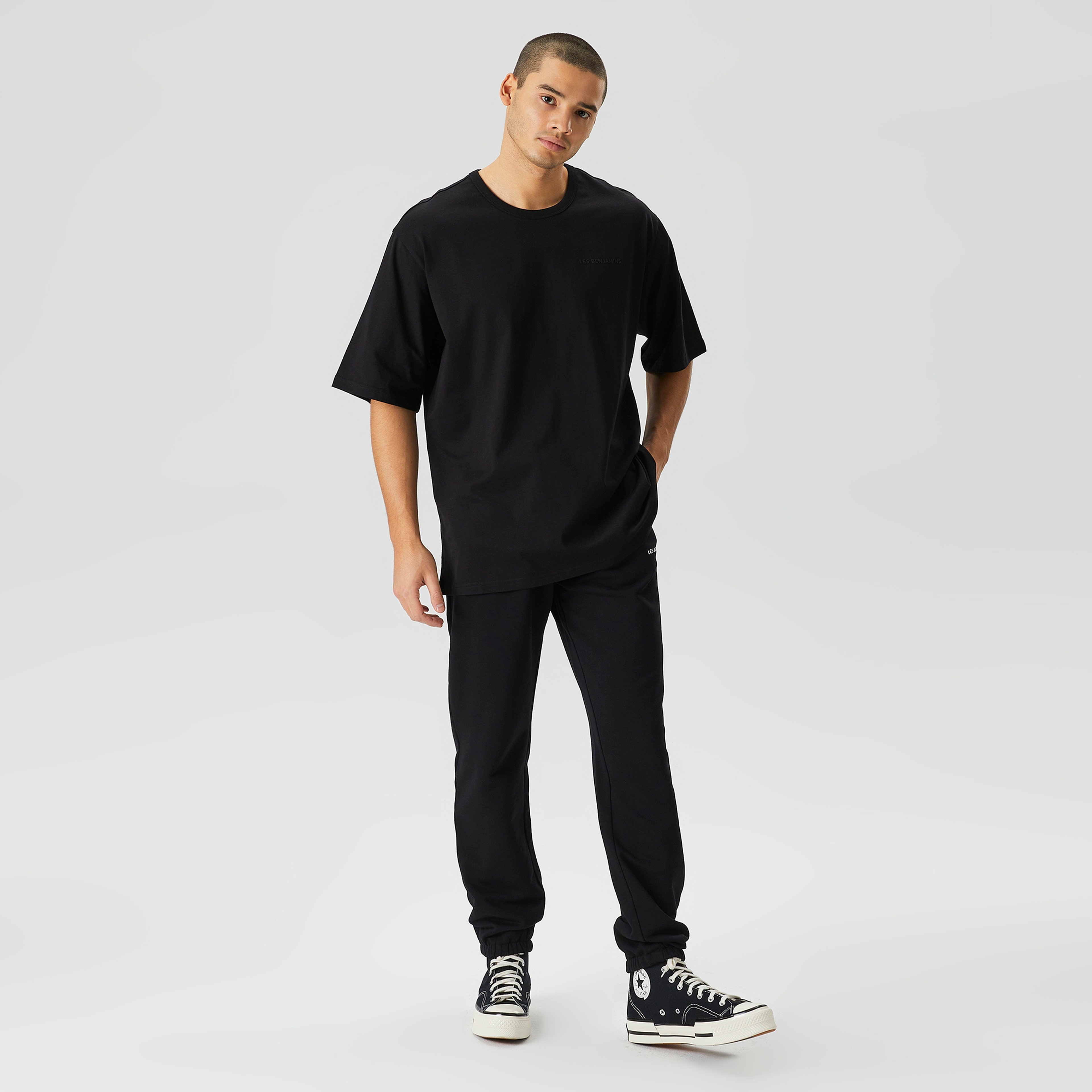 Les Benjamins Classics Erkek Siyah T-Shirt