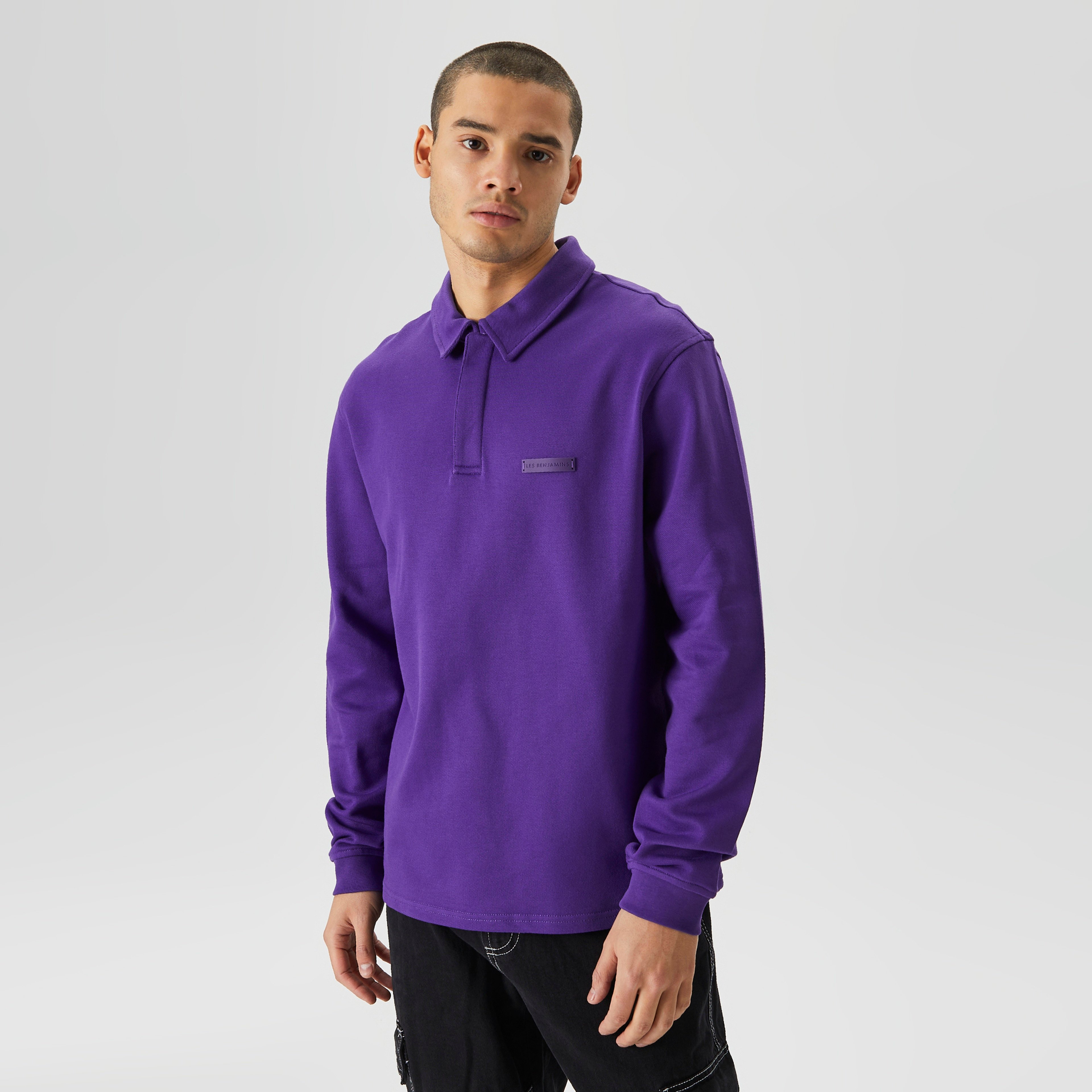 Les Benjamins Essential Erkek Mor Polo