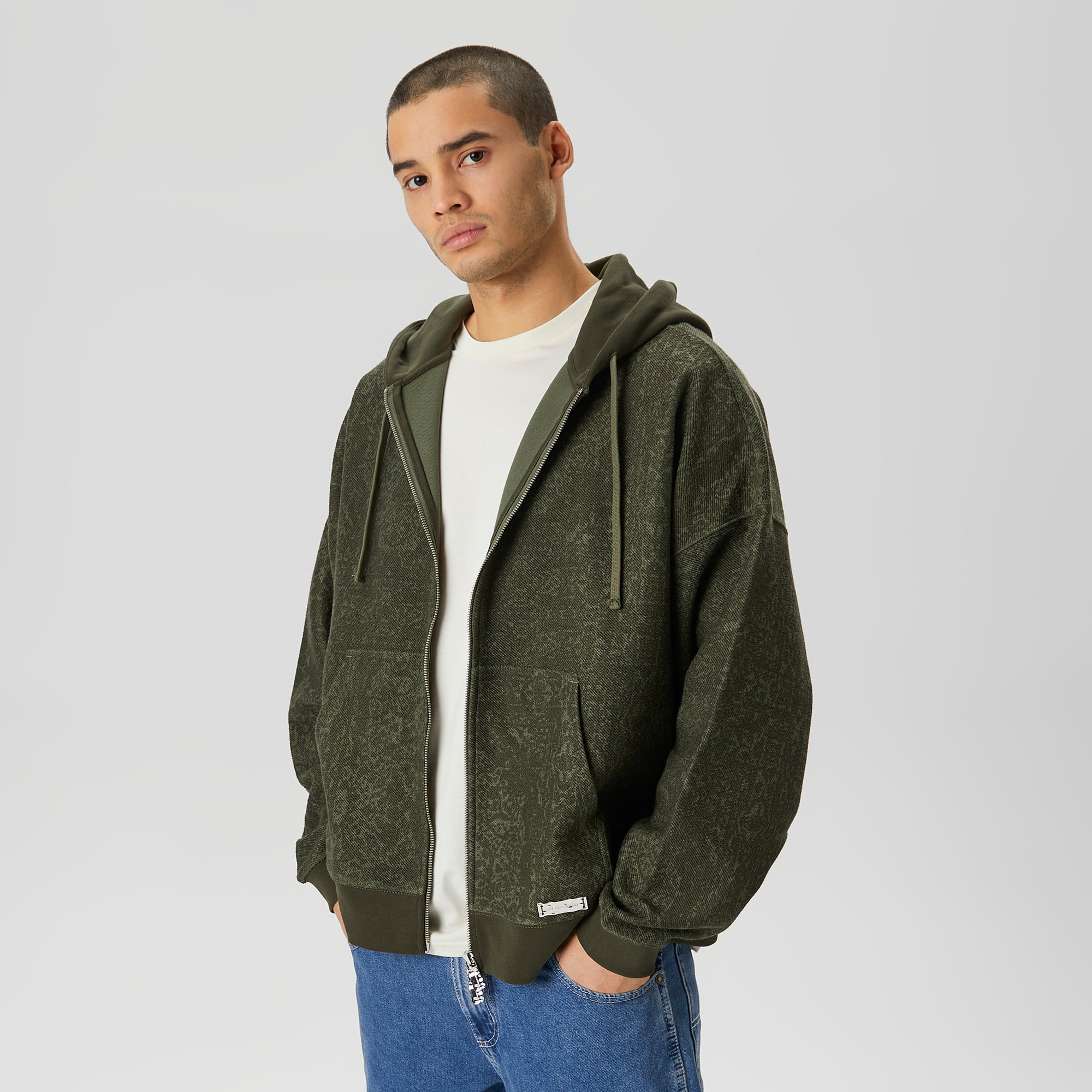 Les Benjamins Classics Erkek Yeşil Hoodie