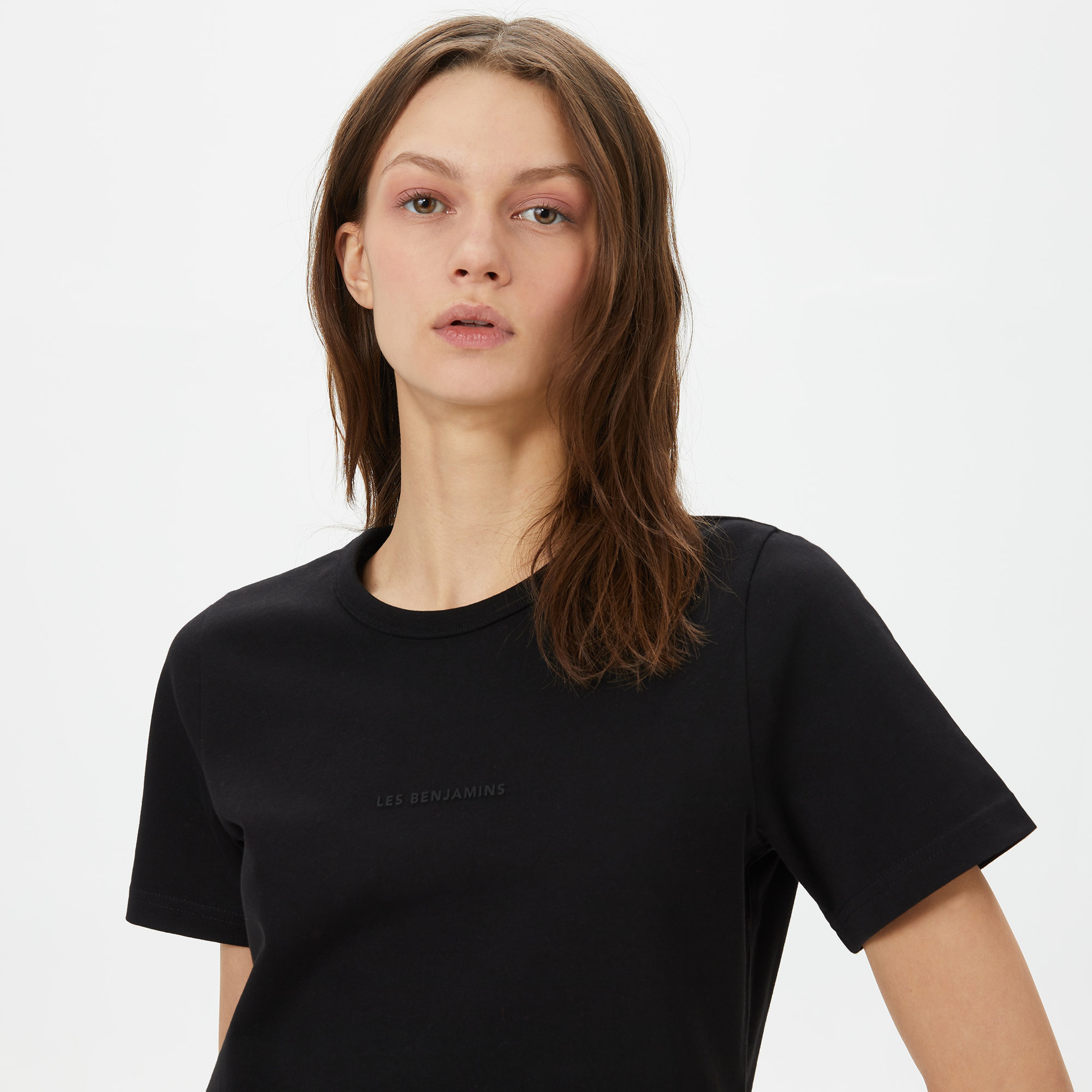 Les Benjamins Classics Kadın Siyah T-Shirt
