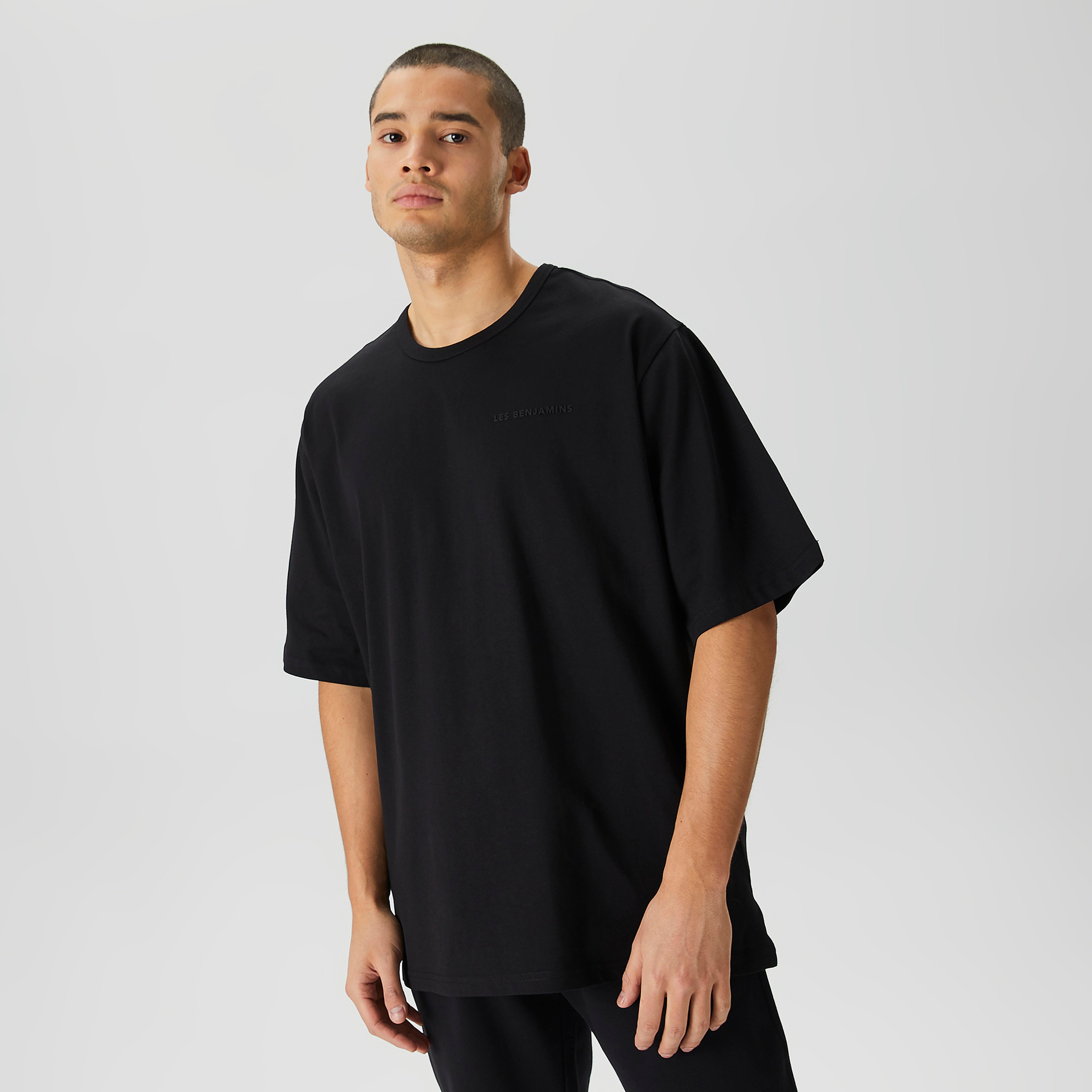 Les Benjamins Classics Erkek Siyah T-Shirt