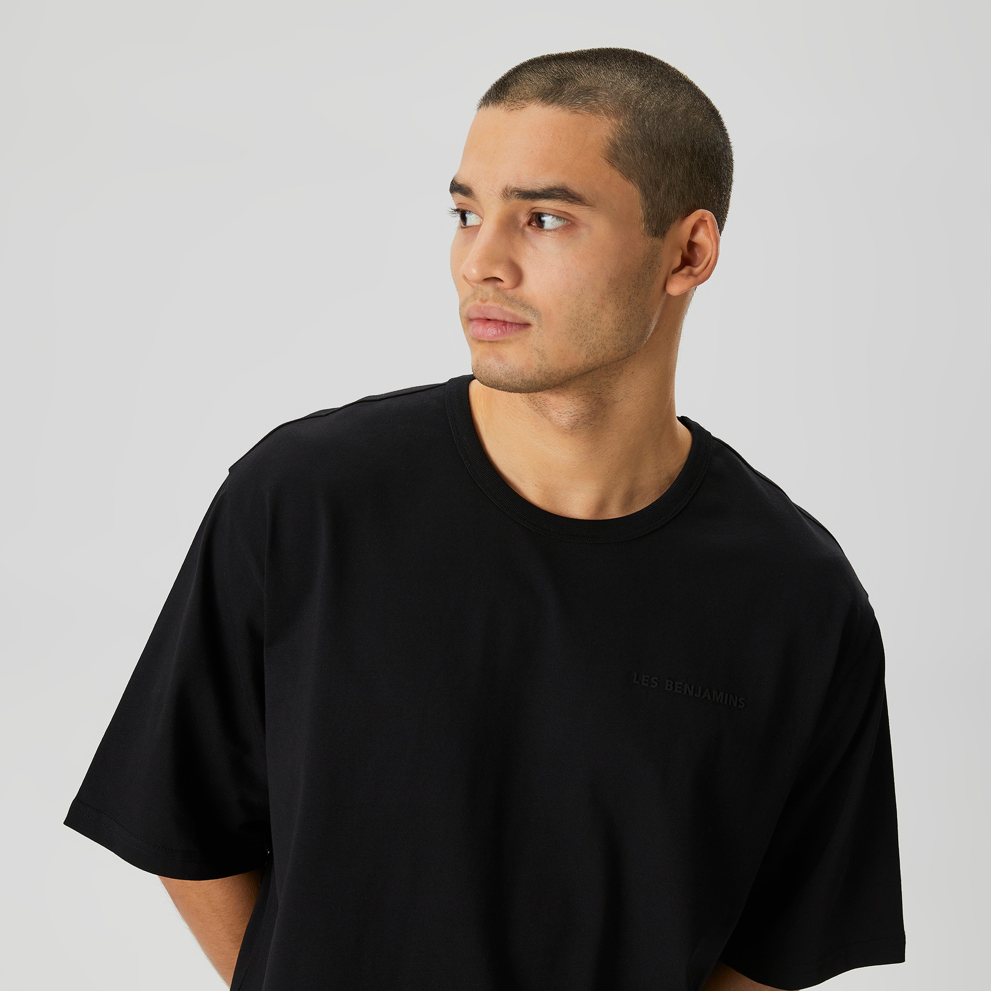 Les Benjamins Classics Erkek Siyah T-Shirt
