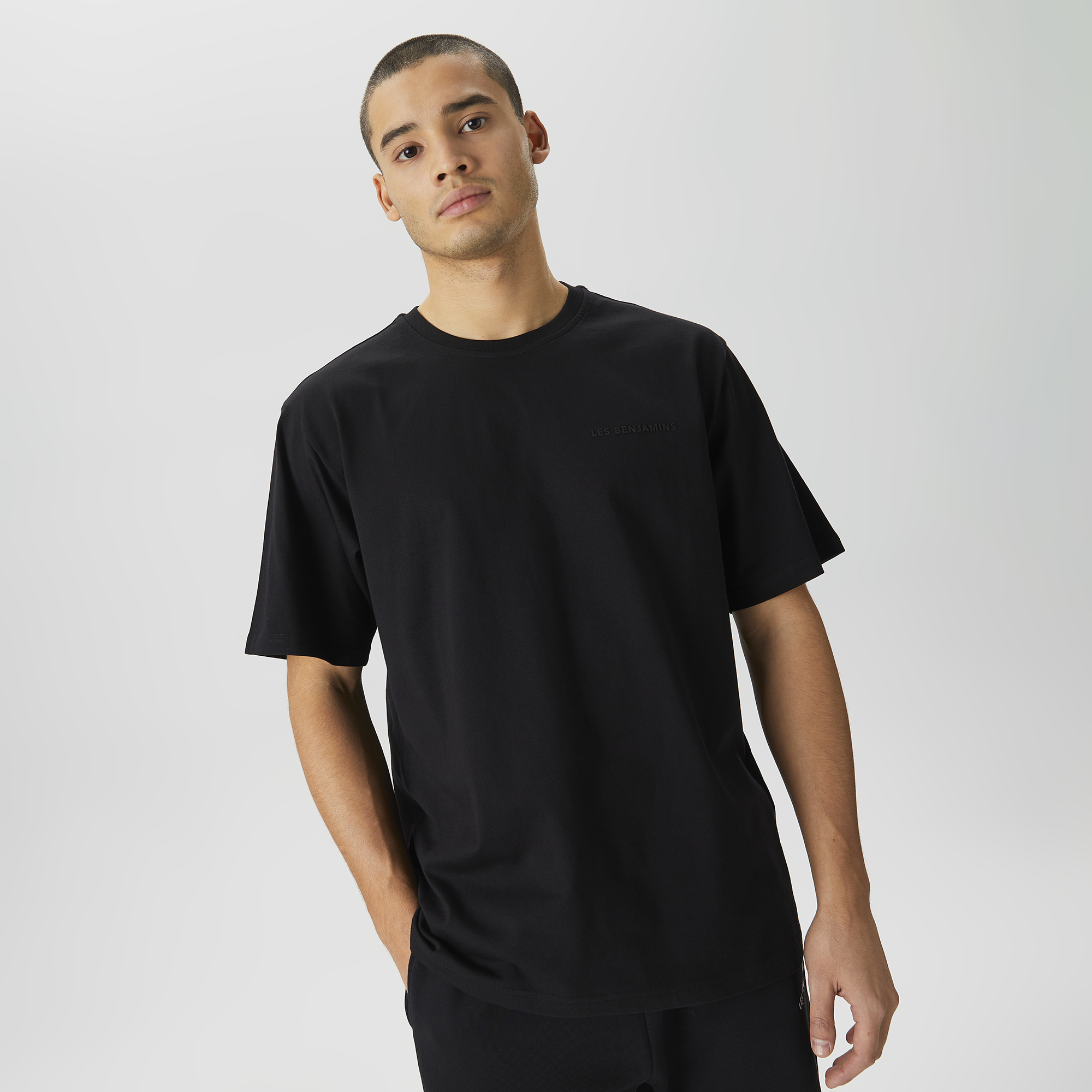 Les Benjamins Classics Erkek Siyah T-Shirt