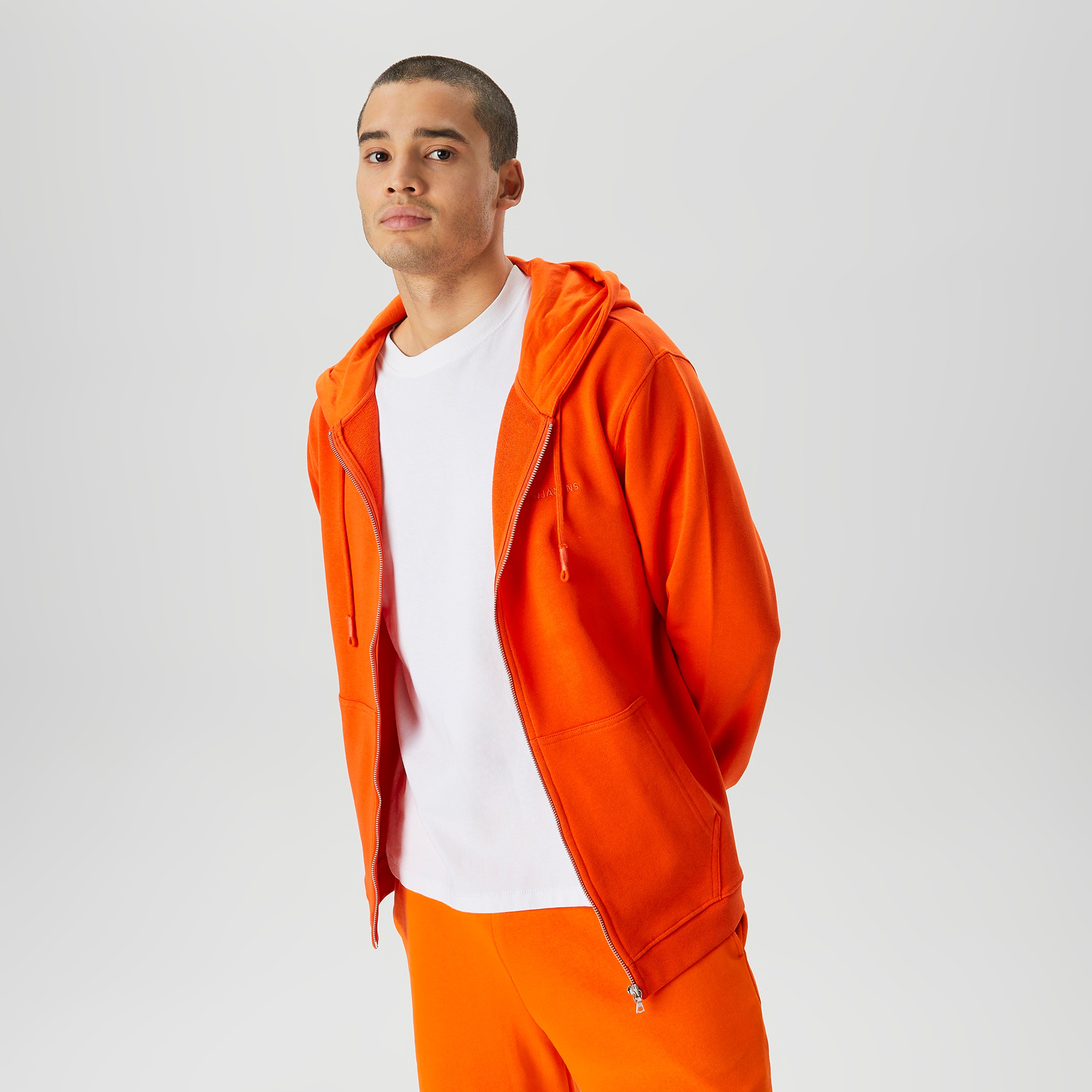 Les Benjamins Essential Erkek Turuncu Sweatshirt