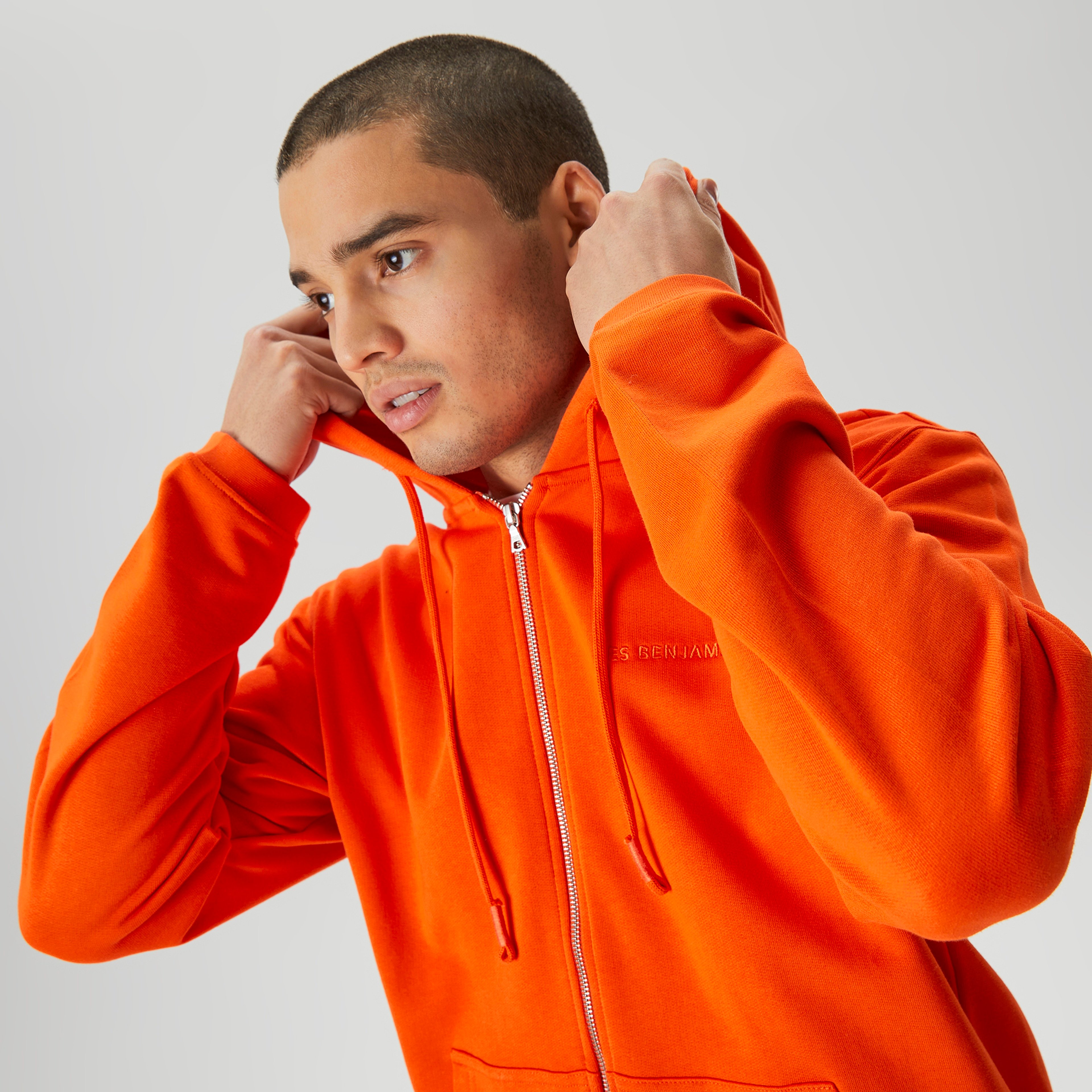 Les Benjamins Essential Erkek Turuncu Sweatshirt
