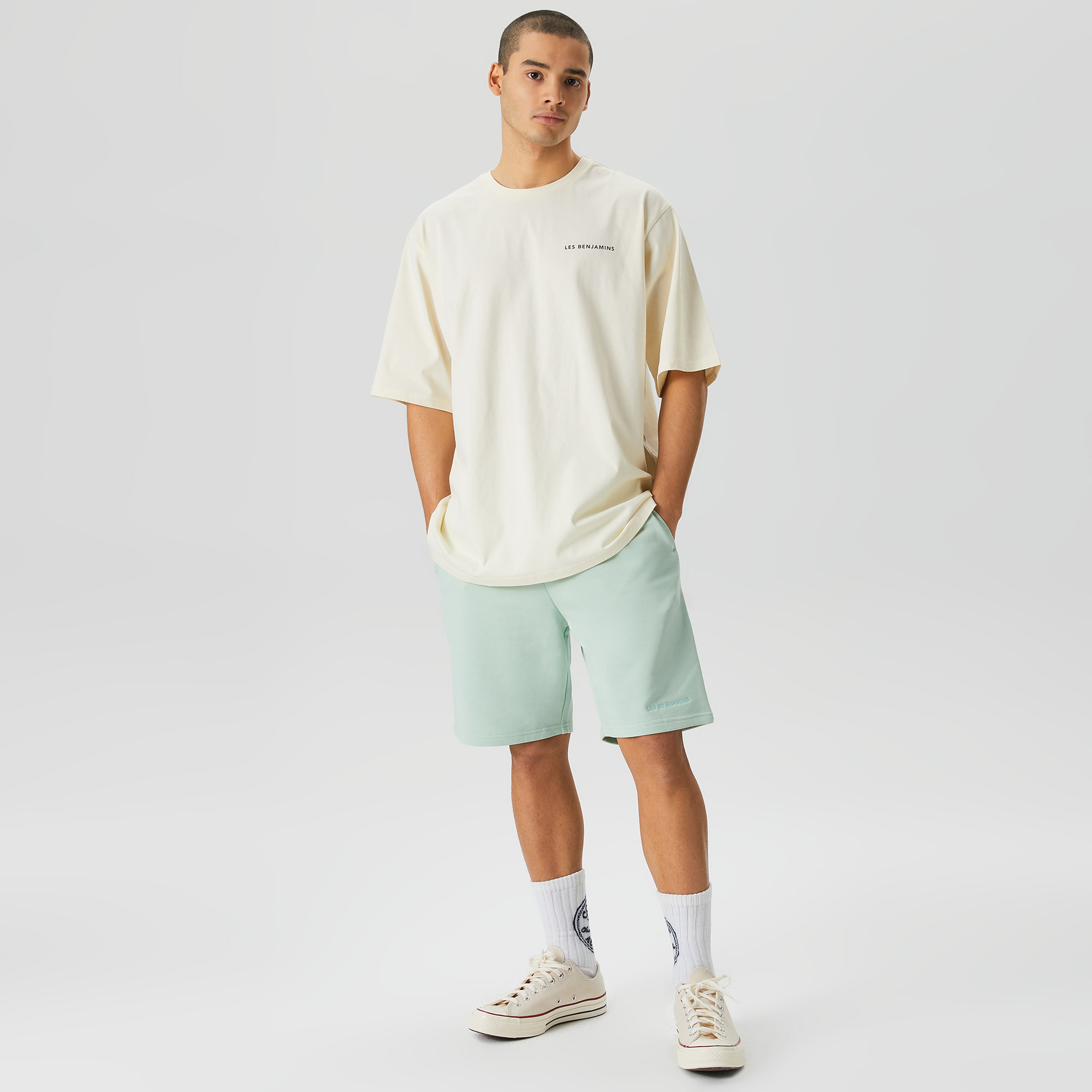 Les Benjamins Essentials Erkek Yeşil Şort