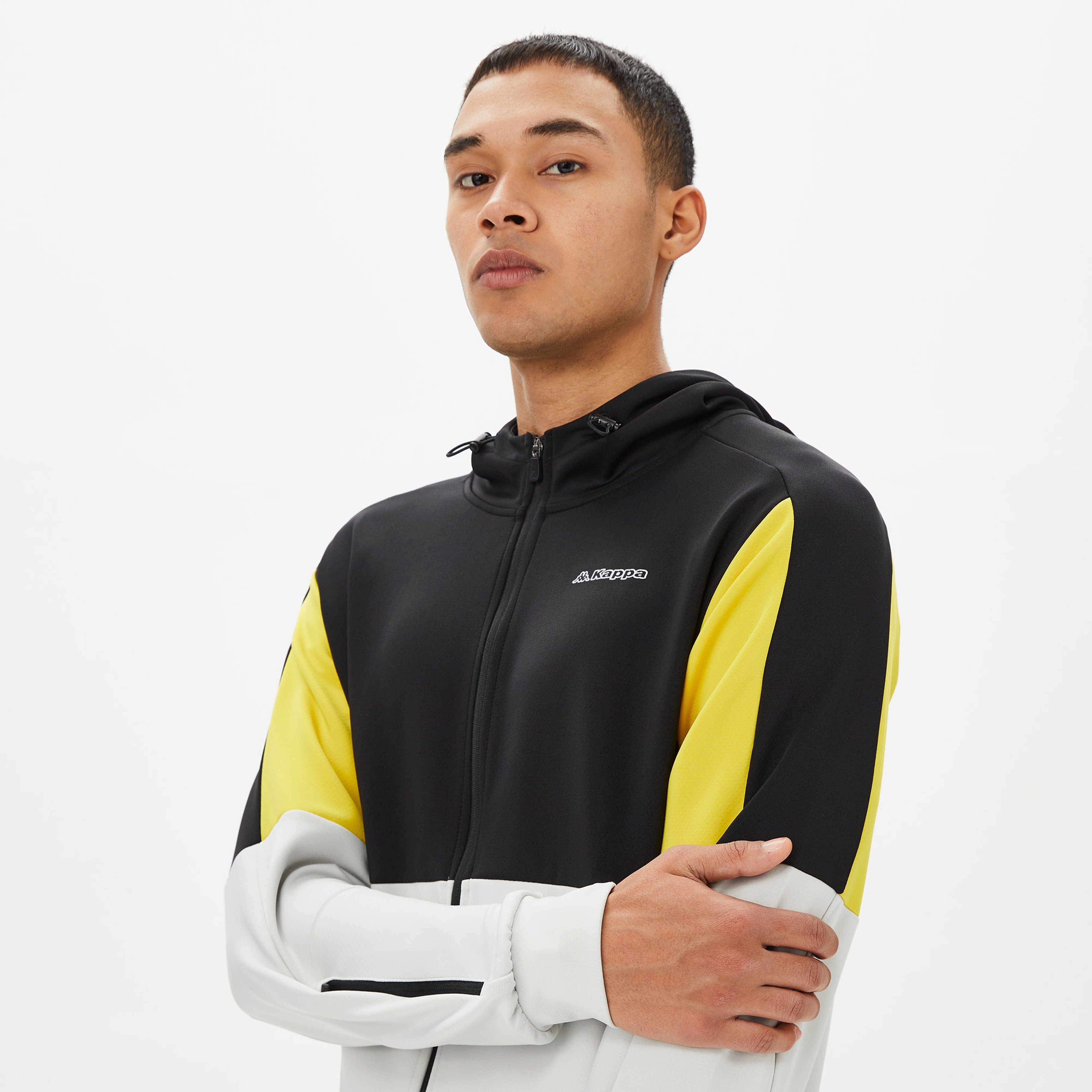 Kappa Logo Mount Erkek Siyah Günlük Ceket