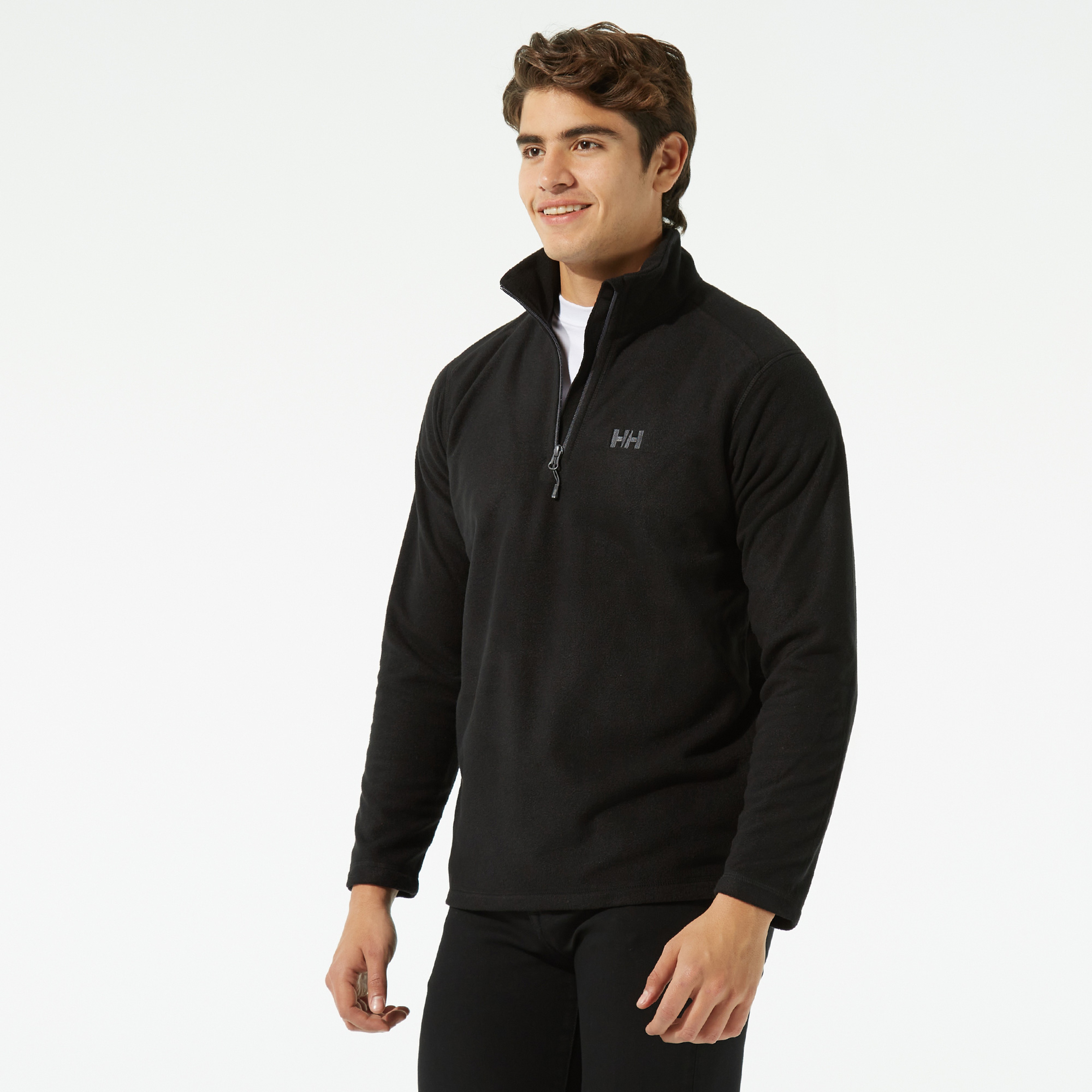 Helly Hansen Daybreaker Zip Fleece Erkek Siyah Polar