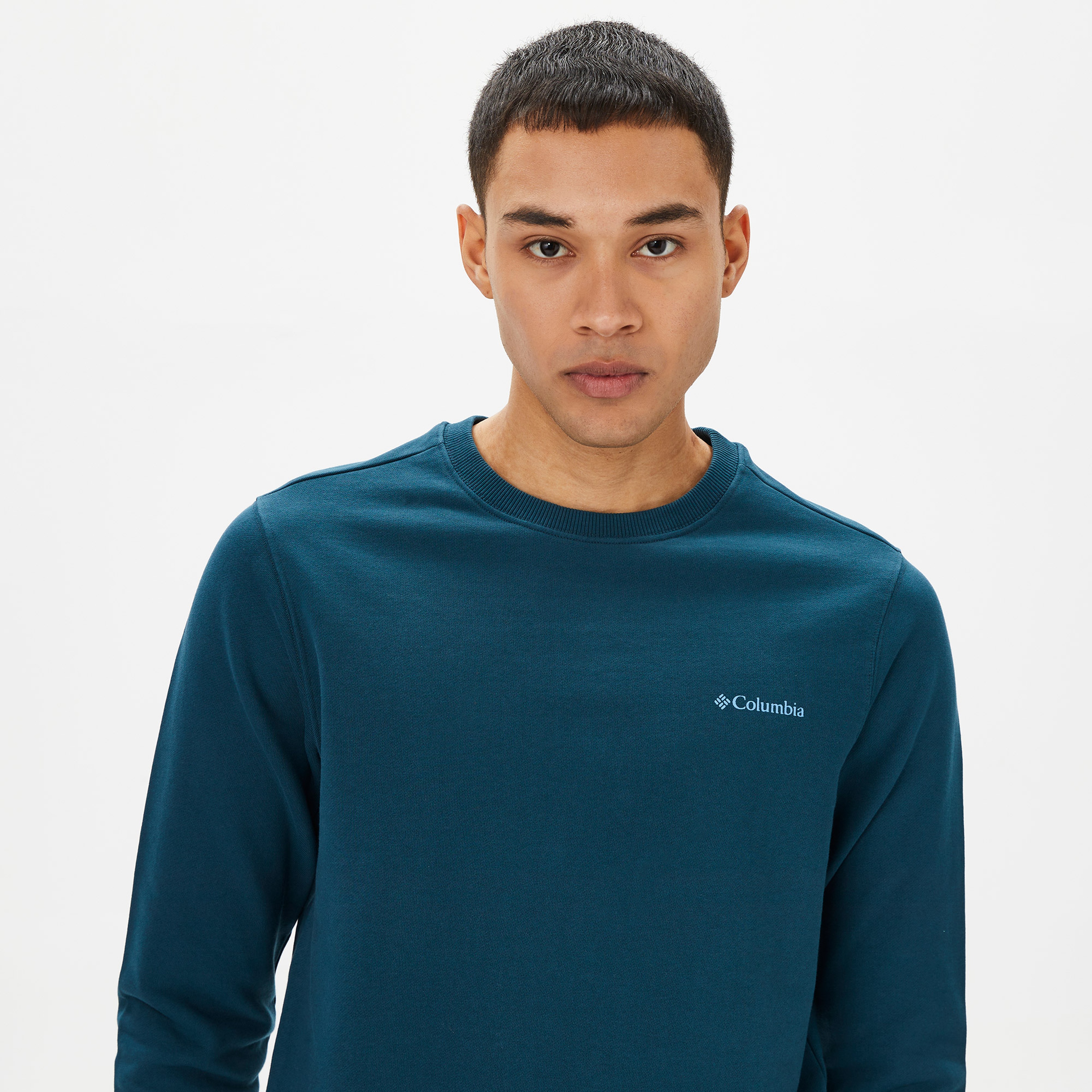 Columbia Csc M Basic Erkek Mavi Günlük Sweatshirt