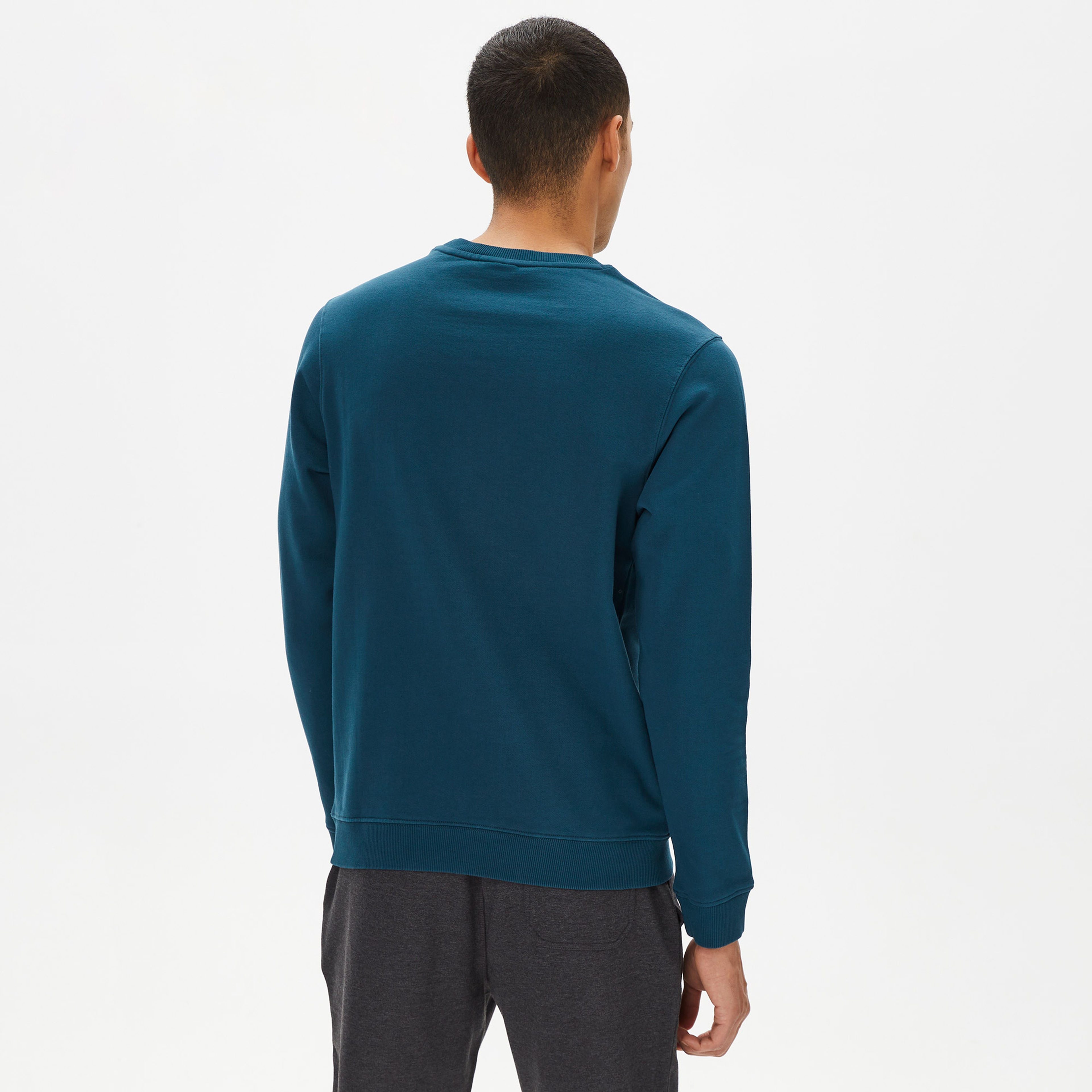 Columbia Csc M Basic Erkek Mavi Günlük Sweatshirt