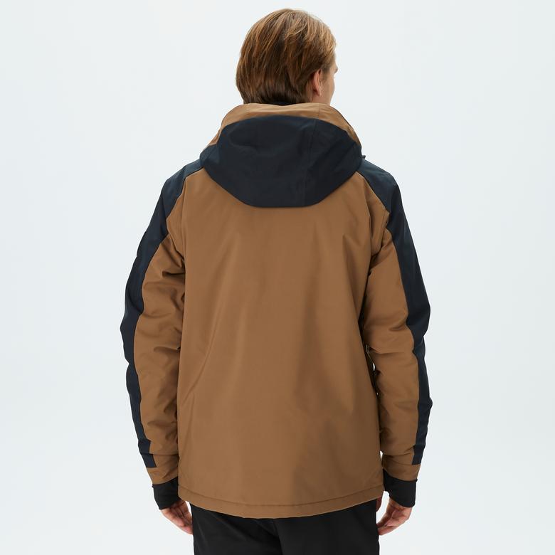 Quiksilver Mission Block Erkek Kahverengi Kayak Montu