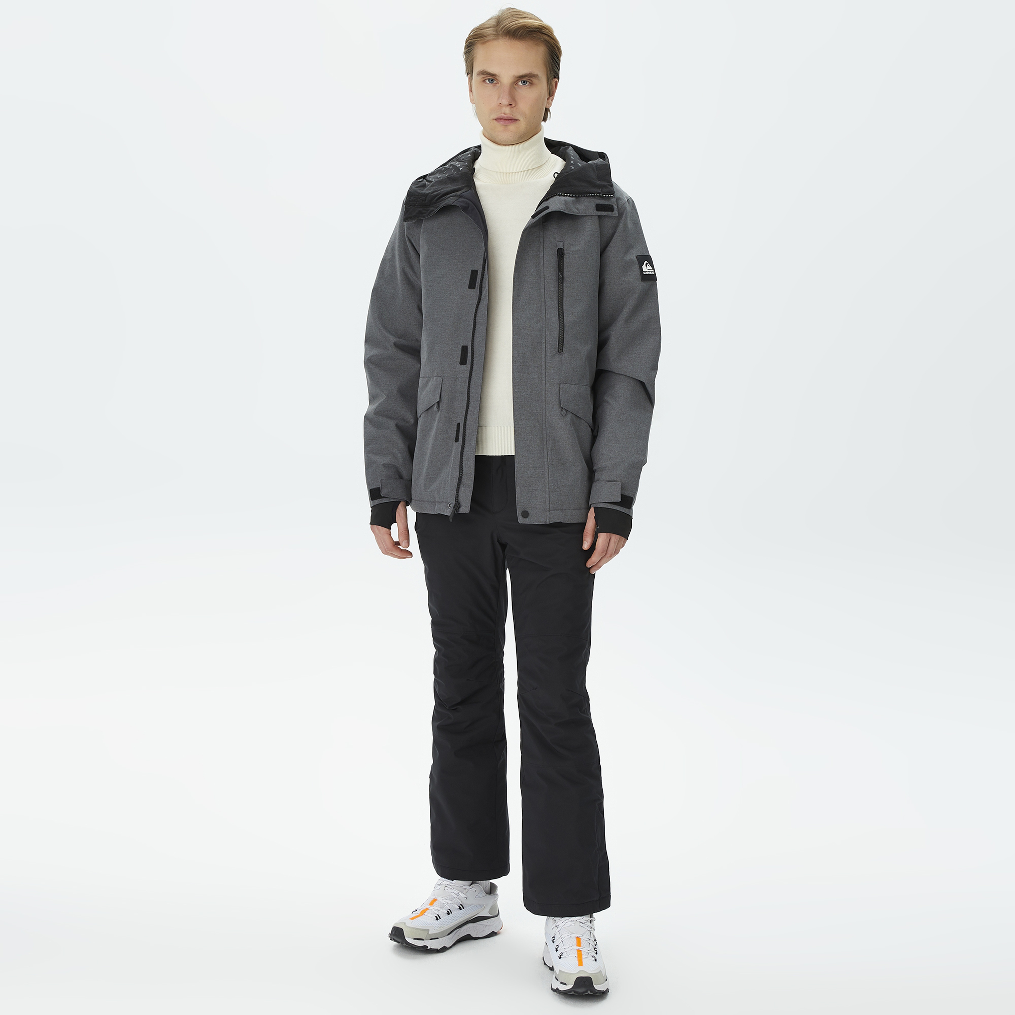 Quıksilver Mission Soli Erkek Gri Snowboard Montu