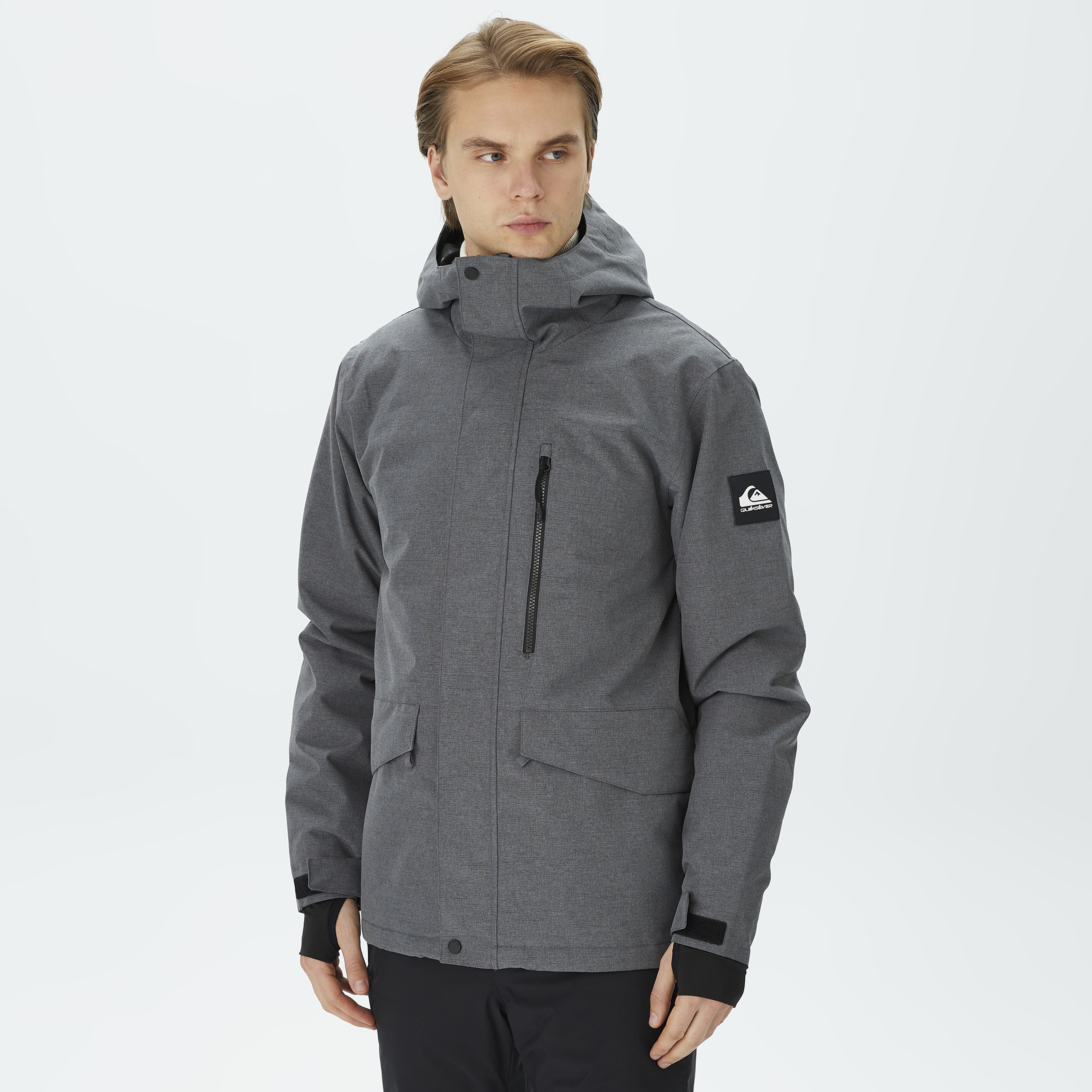 Quıksilver Mission Soli Erkek Gri Snowboard Montu