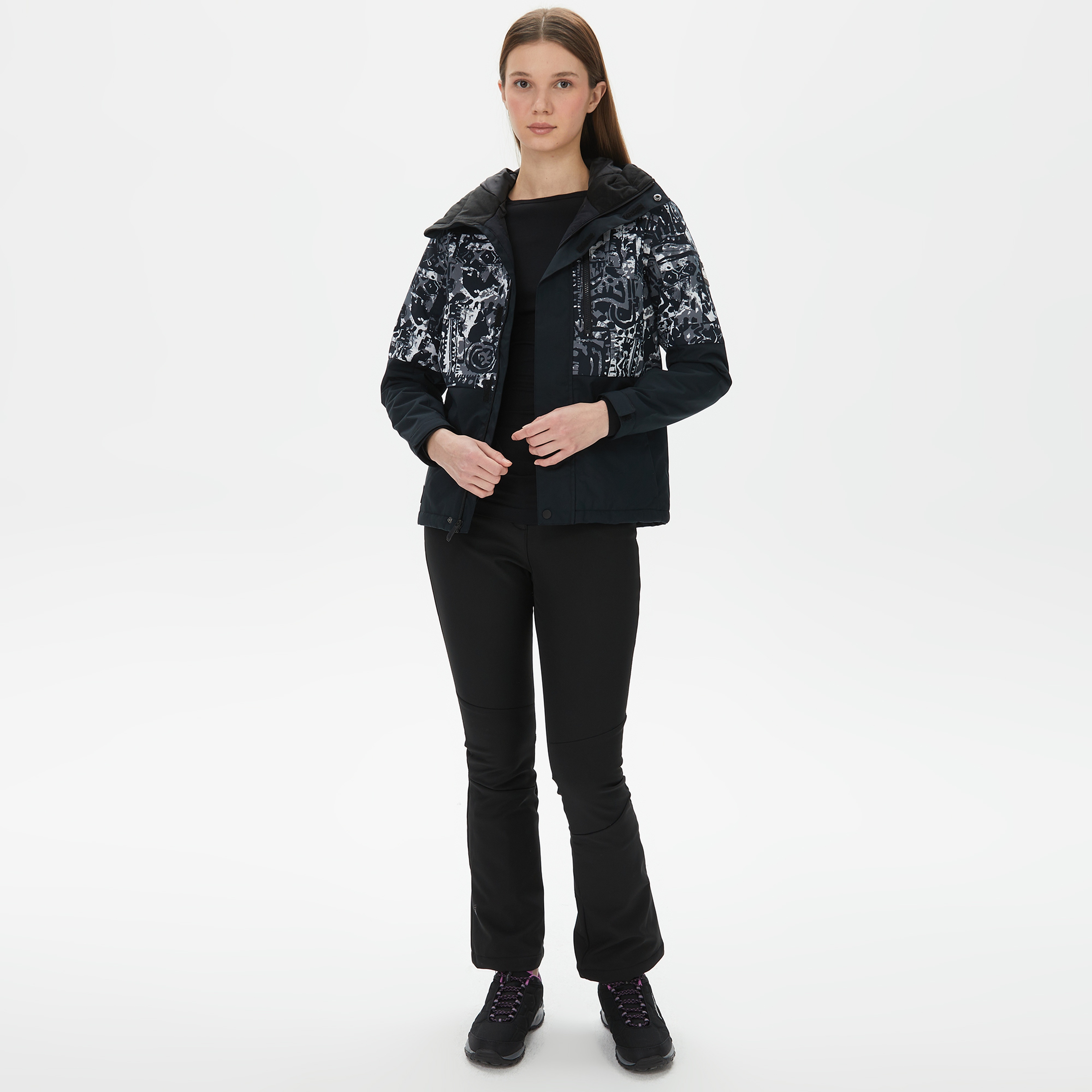 Quiksilver Mission Technical Çocuk Siyah Kayak Montu