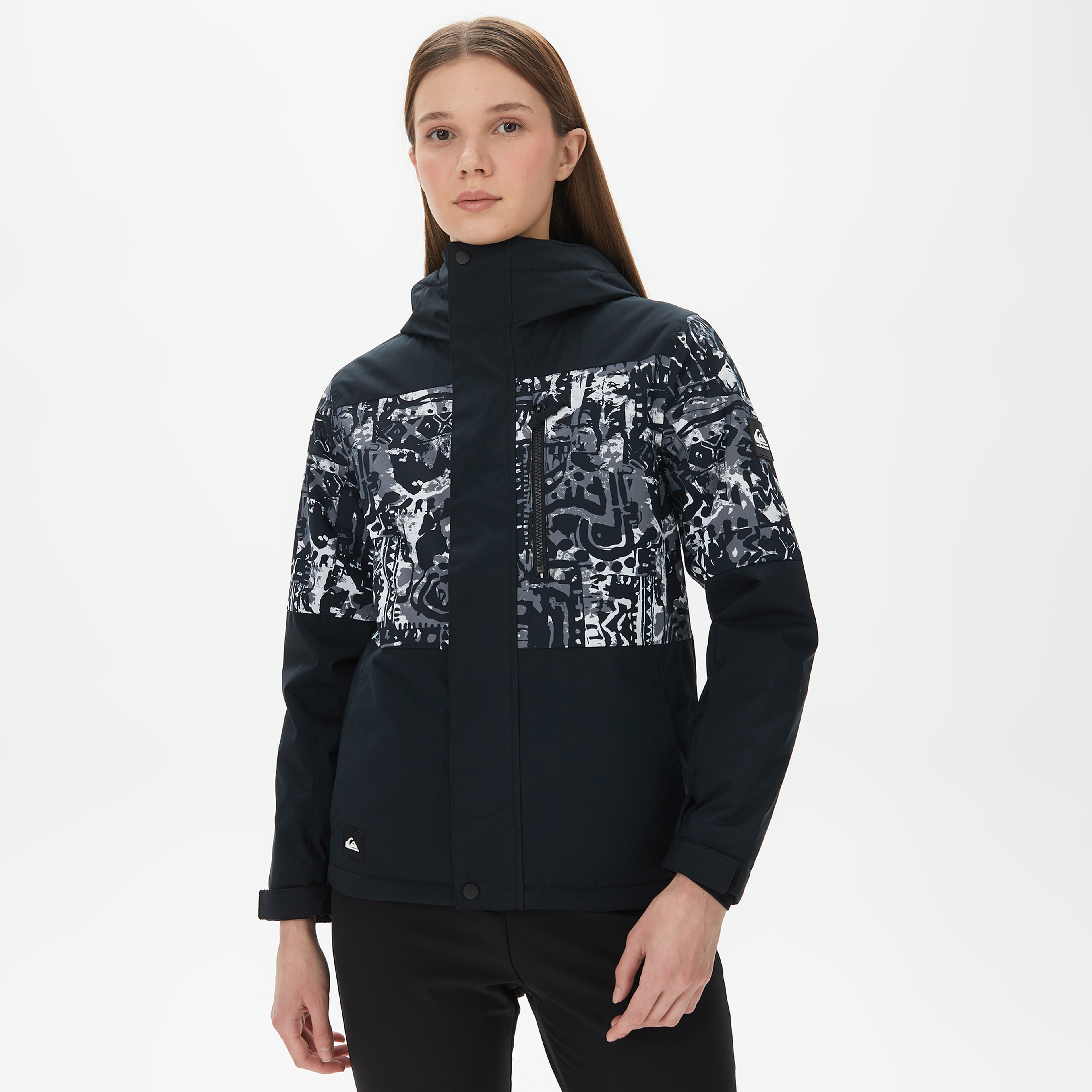 Quiksilver Mission Technical Çocuk Siyah Kayak Montu