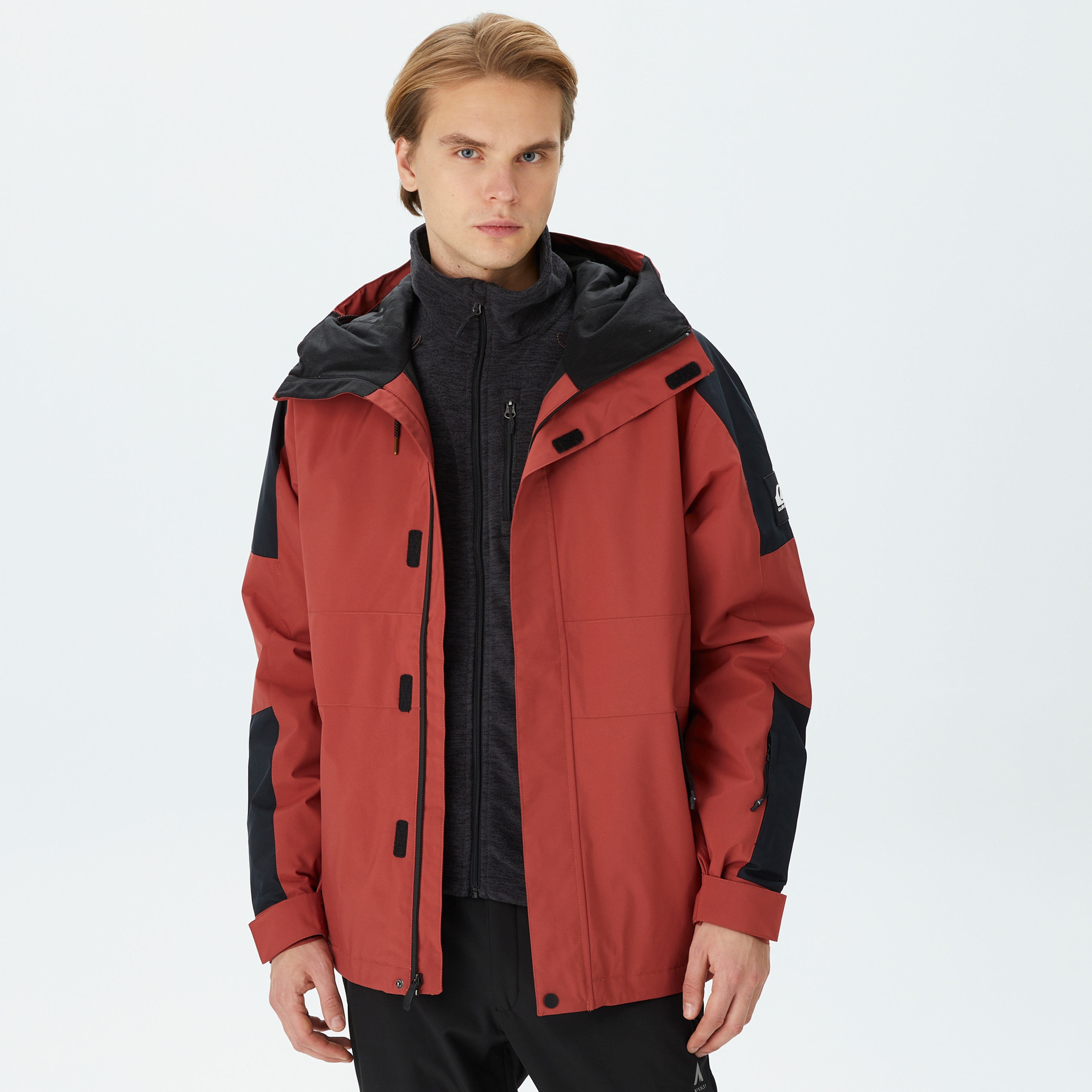 Quiksilver Radicalo Erkek Kahverengi Kayak Montu