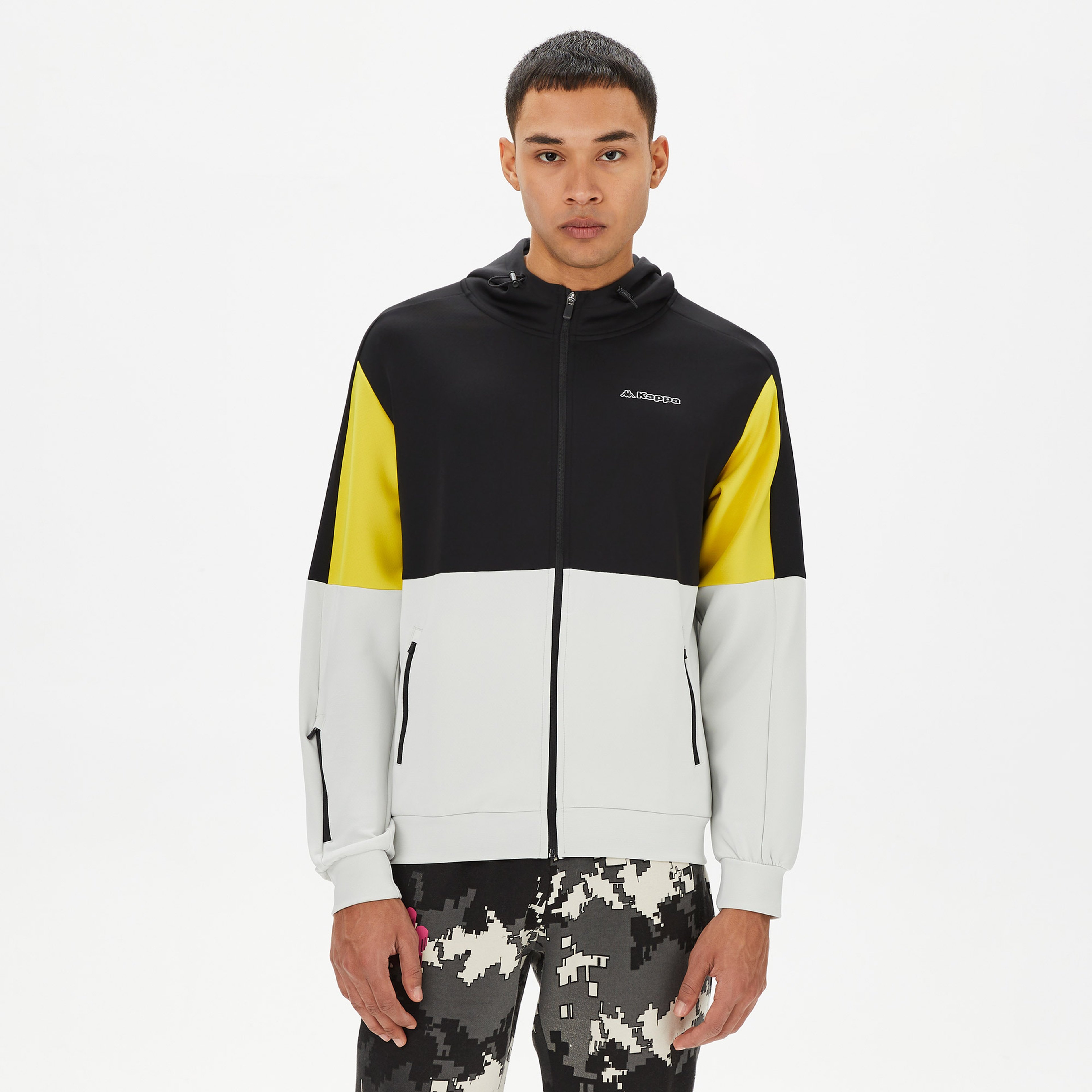 Kappa Logo Mount Erkek Siyah Günlük Ceket