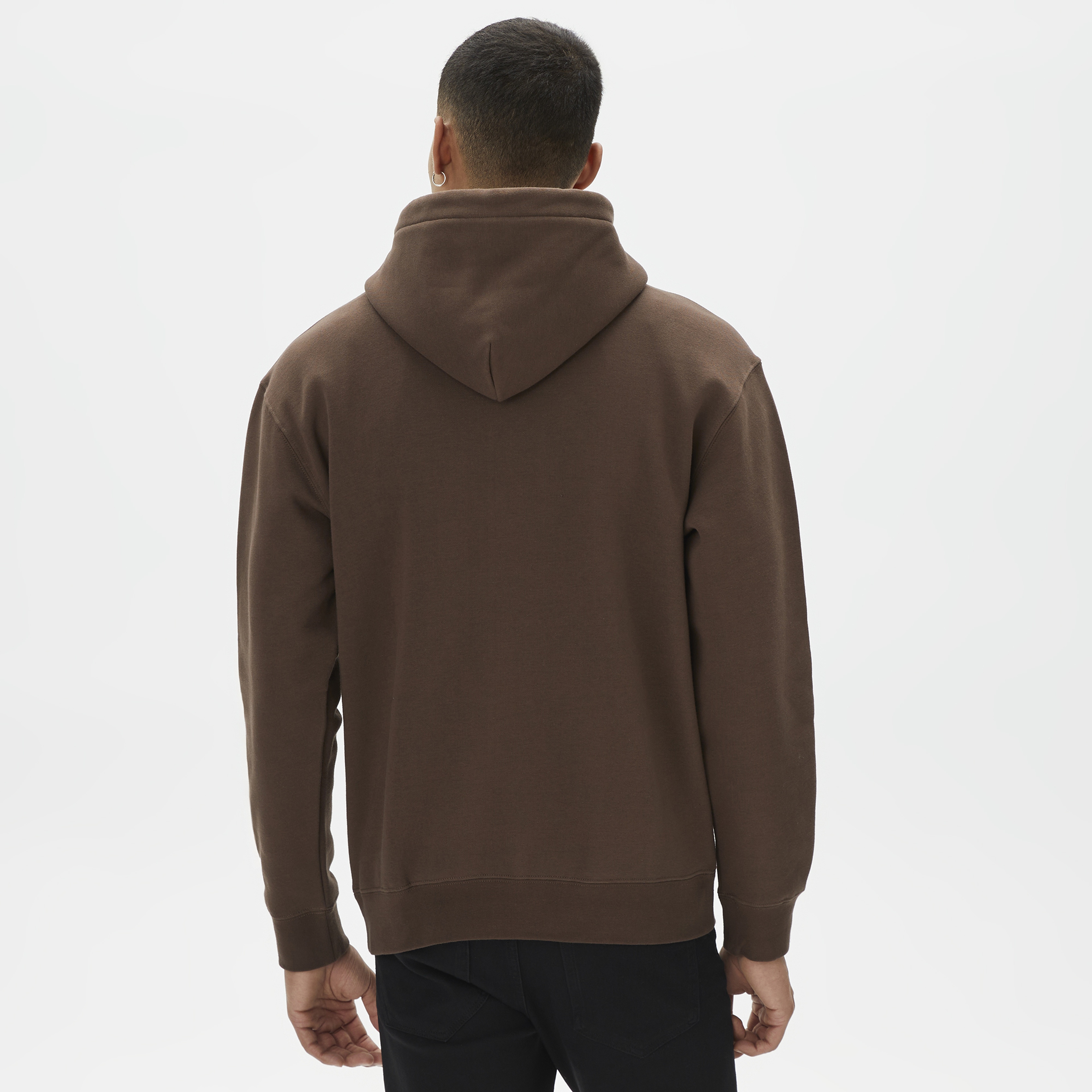 Huf City Lights Erkek Kahverengi Hoodie