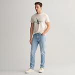 GANT Erkek Mavi Slim Fit Hayes Jean Pantolon