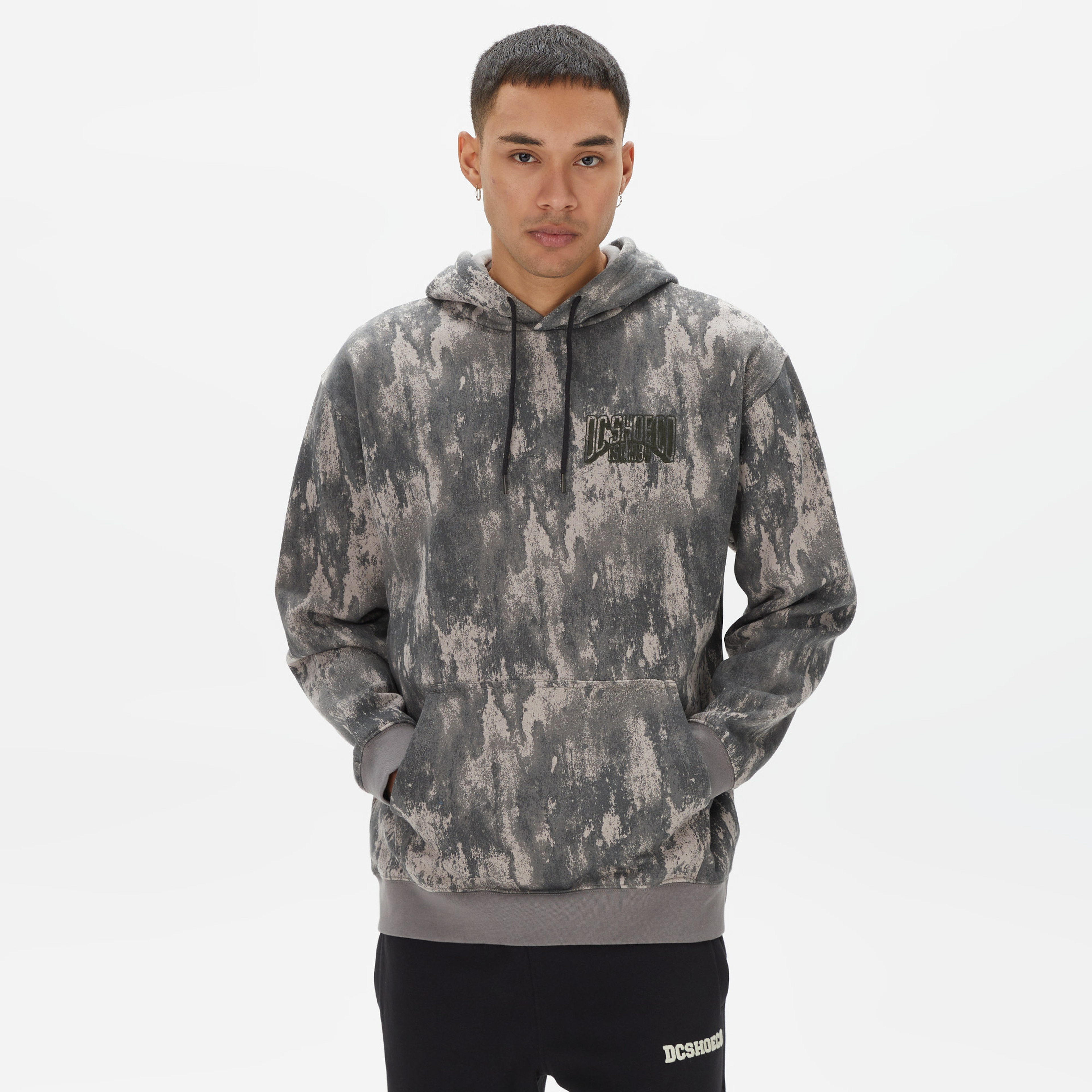 Dc Hangar Ph Erkek Gri Hoodie