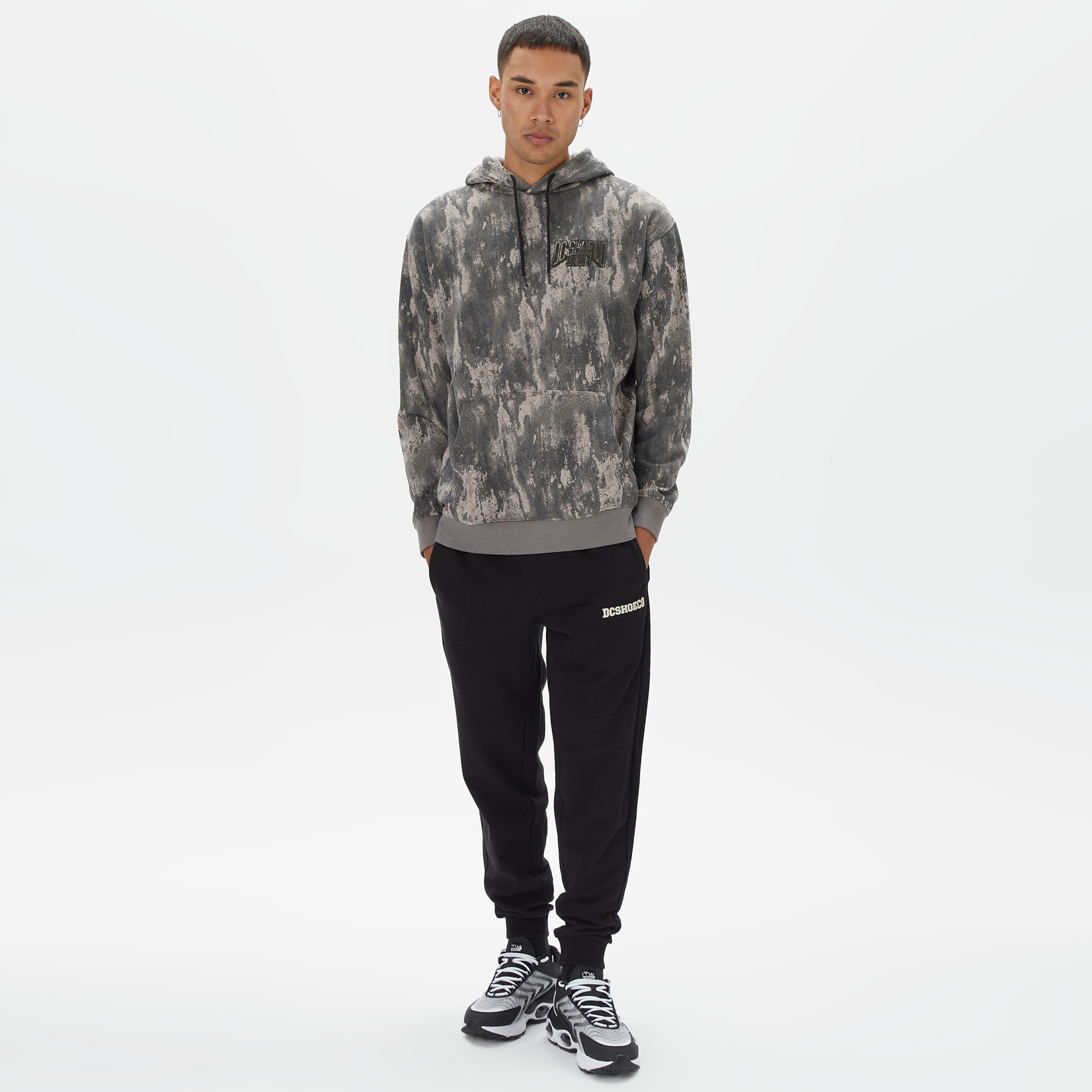 Dc Hangar Ph Erkek Gri Hoodie