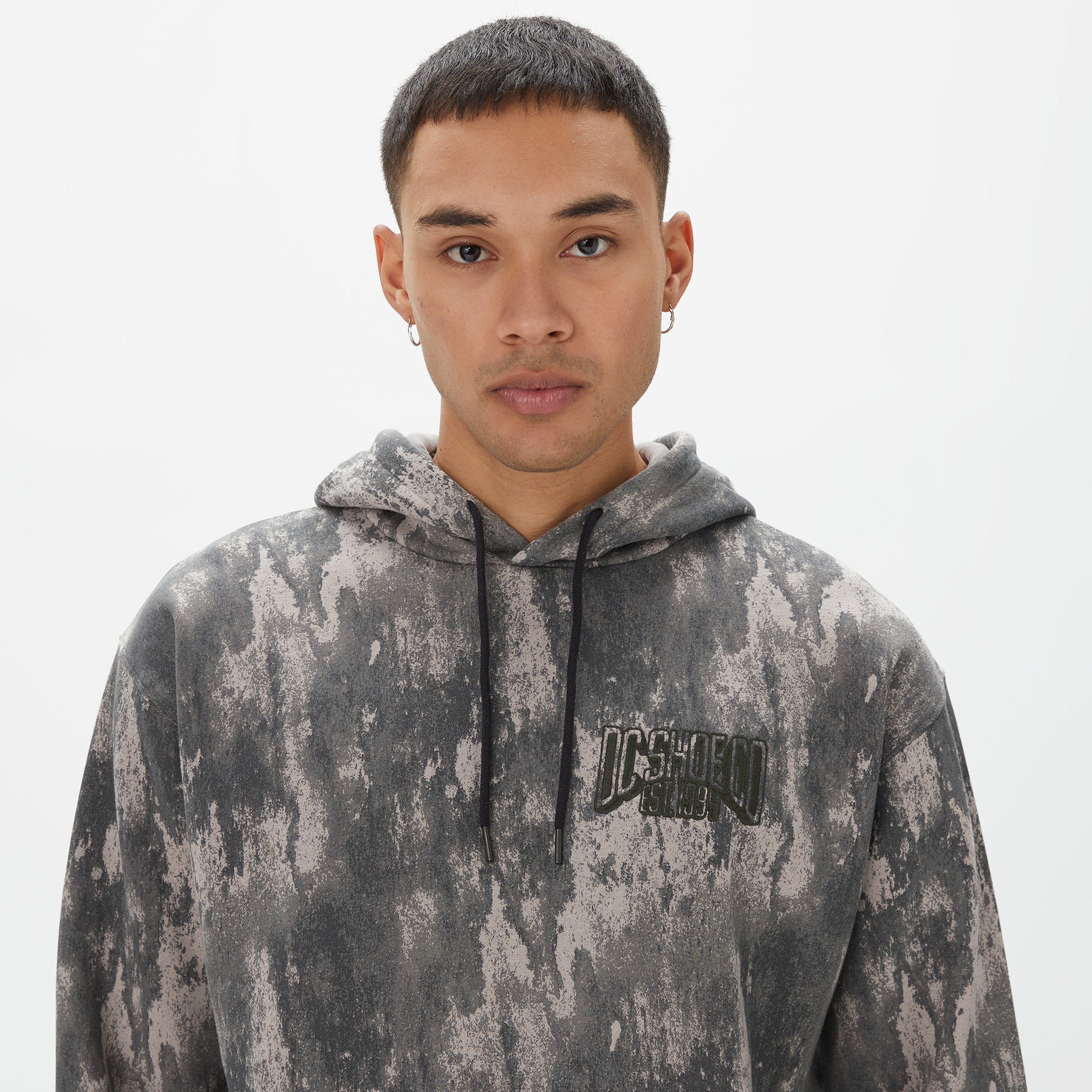 Dc Hangar Ph Erkek Gri Hoodie